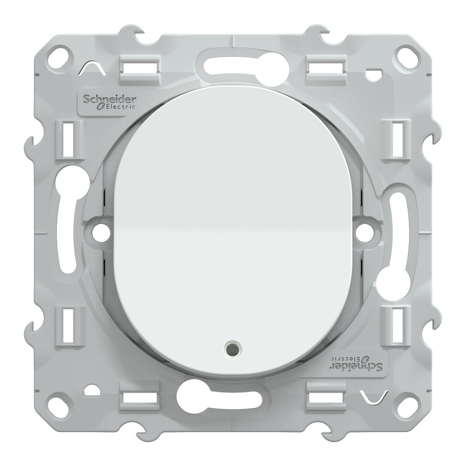 Interrupteur Va Et Vient Lumineux Assembler Ovalis Schneider Electric Blanc Leroy Merlin