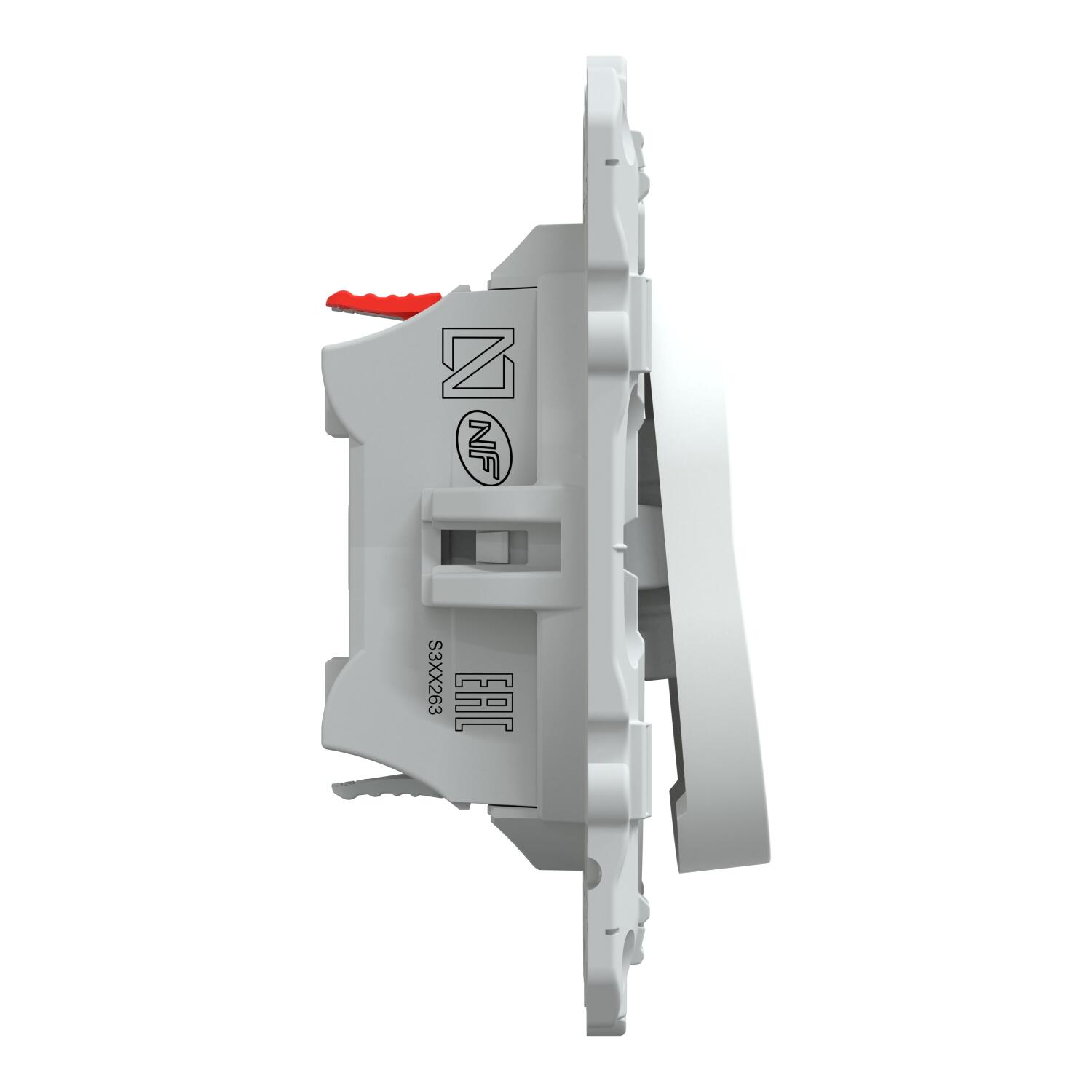 Interrupteur va-et-vient lumineux à assembler Ovalis, SCHNEIDER ELECTRIC, blanc - 5