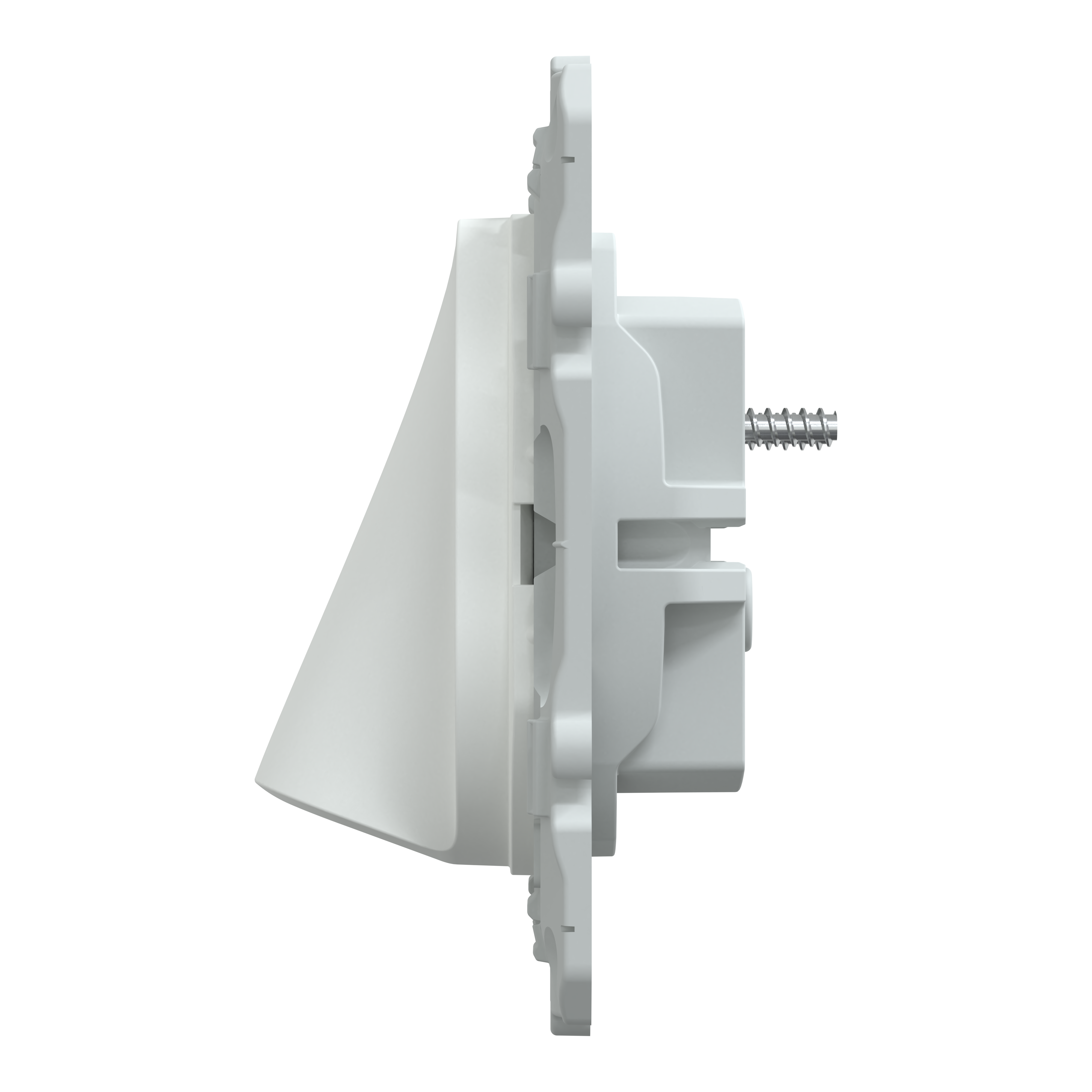 Sortie de câble à assembler Ovalis, SCHNEIDER ELECTRIC, blanc - 5