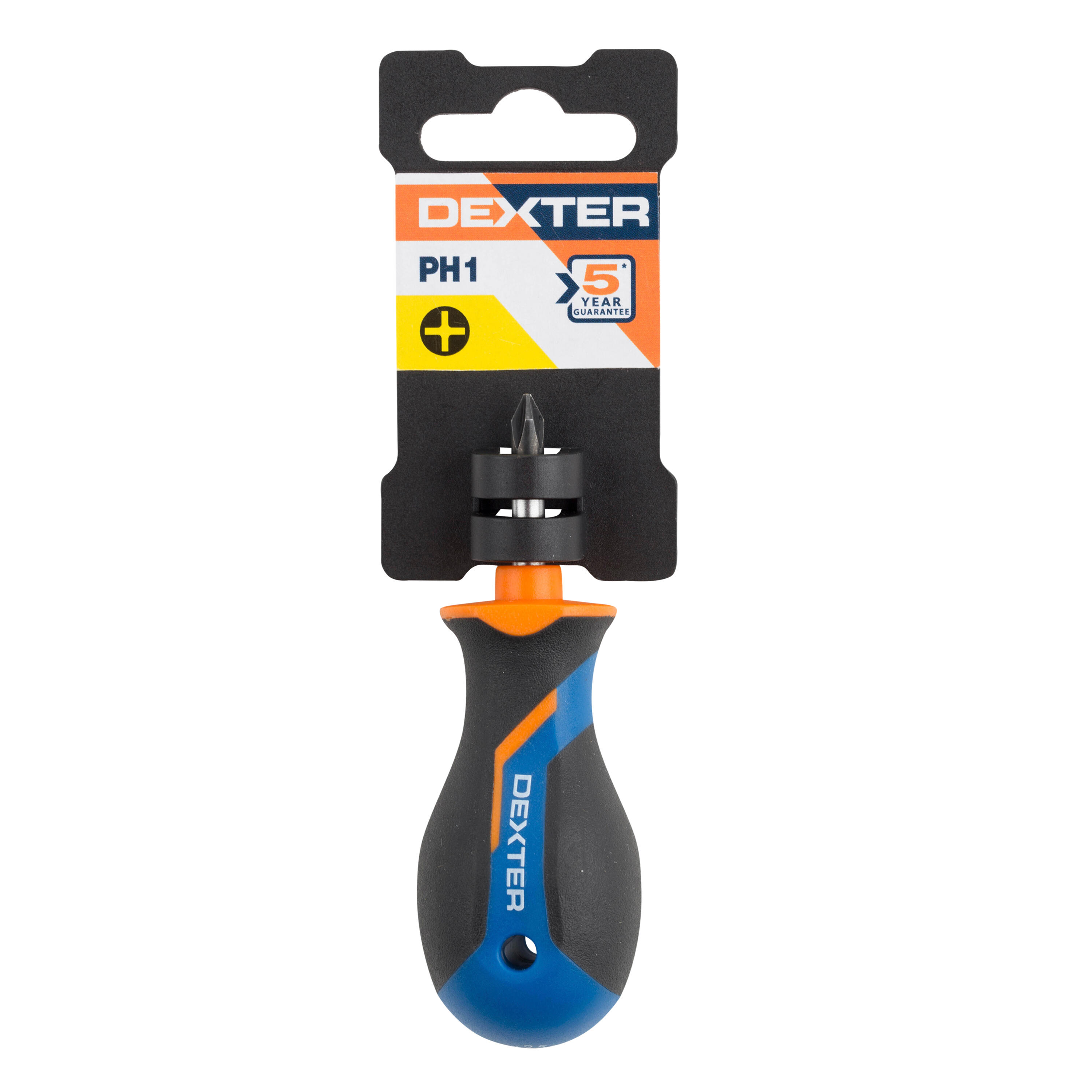 Tournevis boule cruciforme phillips PH1, L.25 mm DEXTER - 7