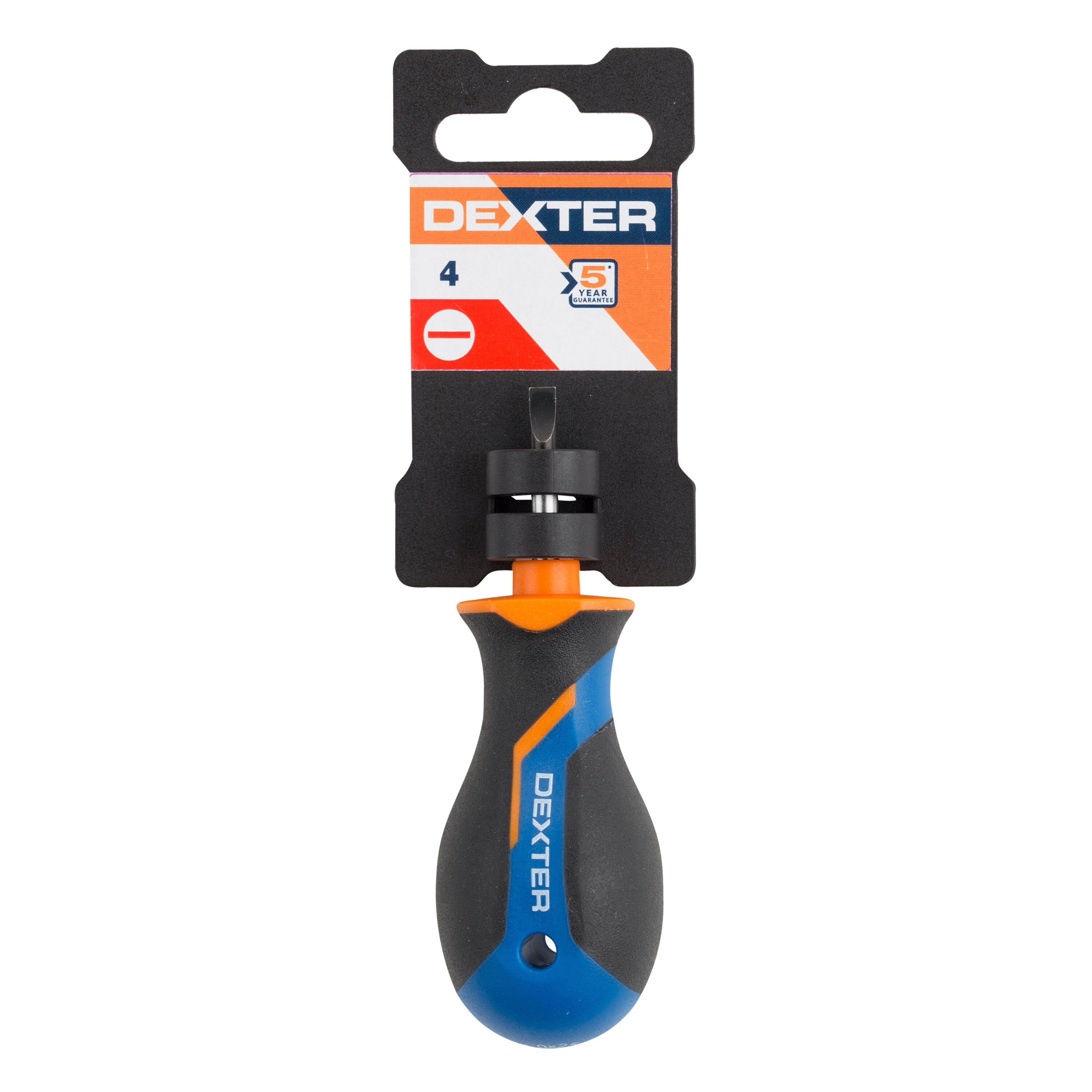 Tournevis boule plat 4, L.25 mm DEXTER - 7