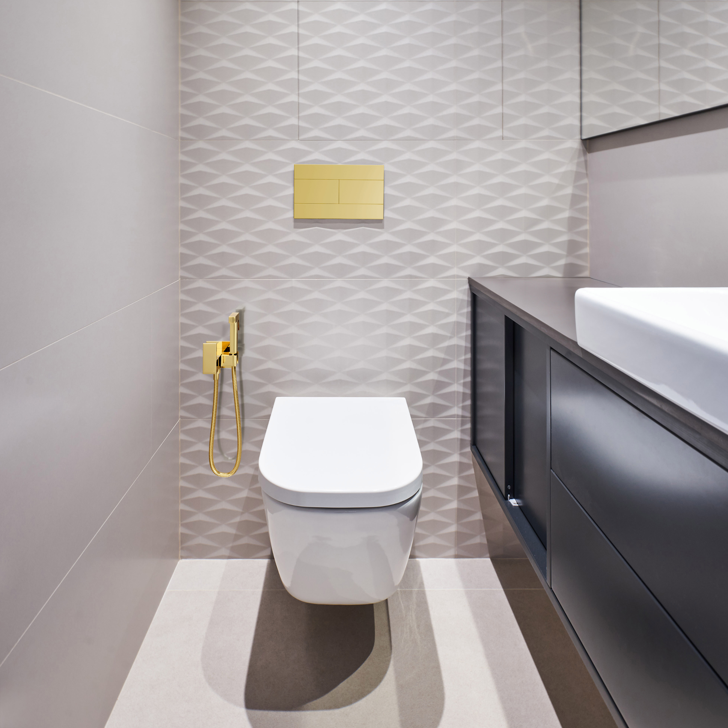 Bateria podtynkowa bidetowa Trend Invena - 2