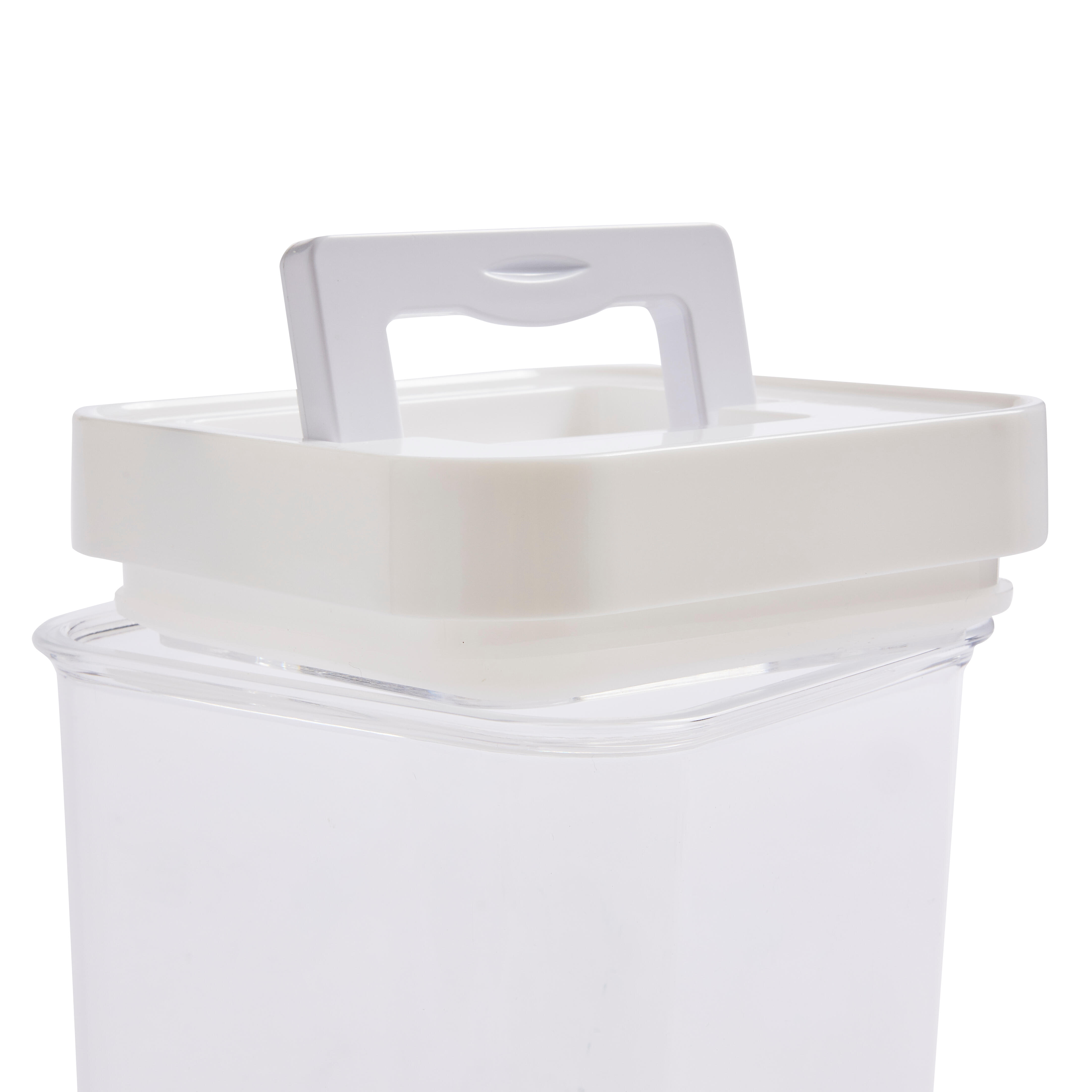 Frasco para alimentos plástico transparente 11,3 x 11,3 x 21,8 cm Delinia Scandi - 6