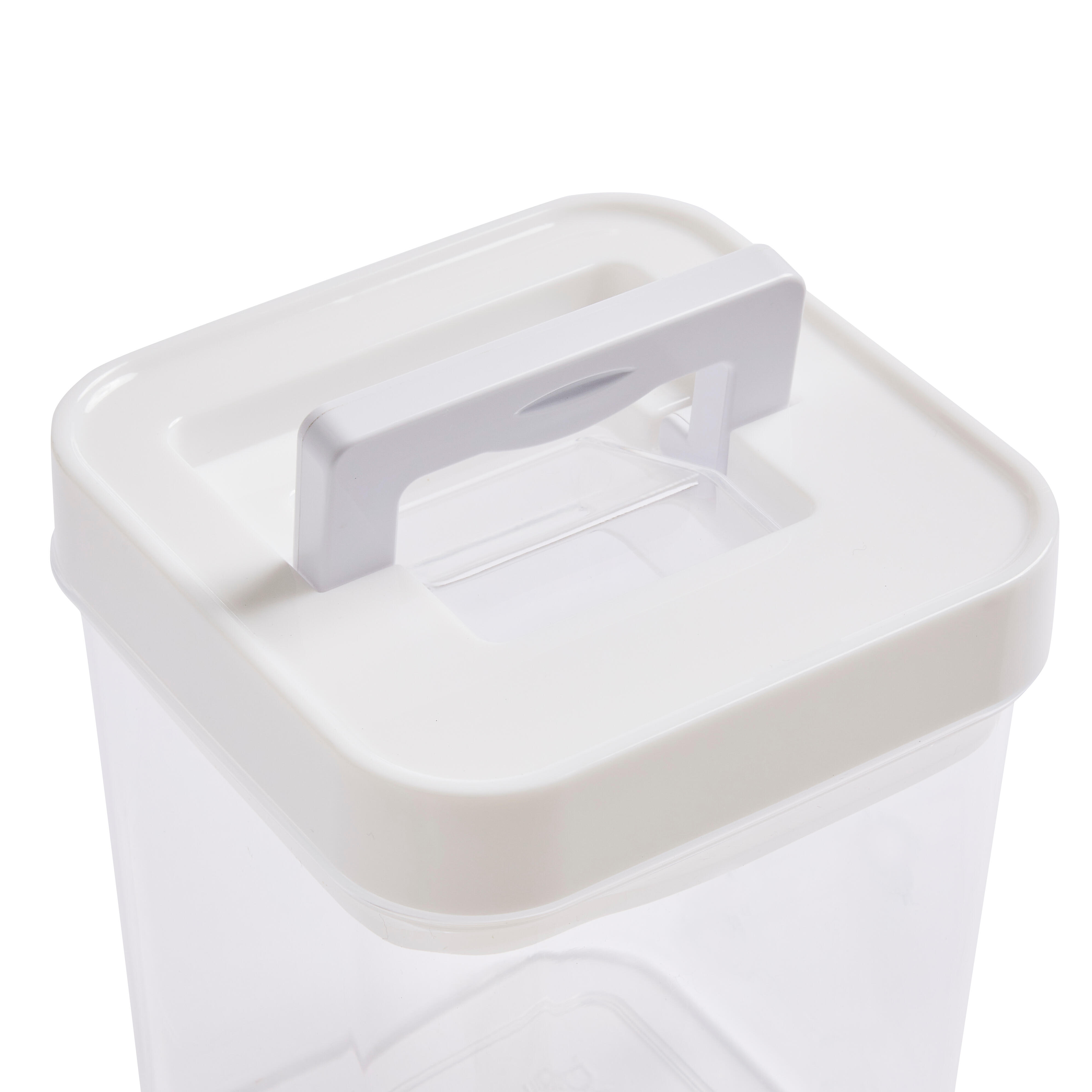 Frasco para alimentos plástico transparente 11,3 x 11,3 x 21,8 cm Delinia Scandi - 7