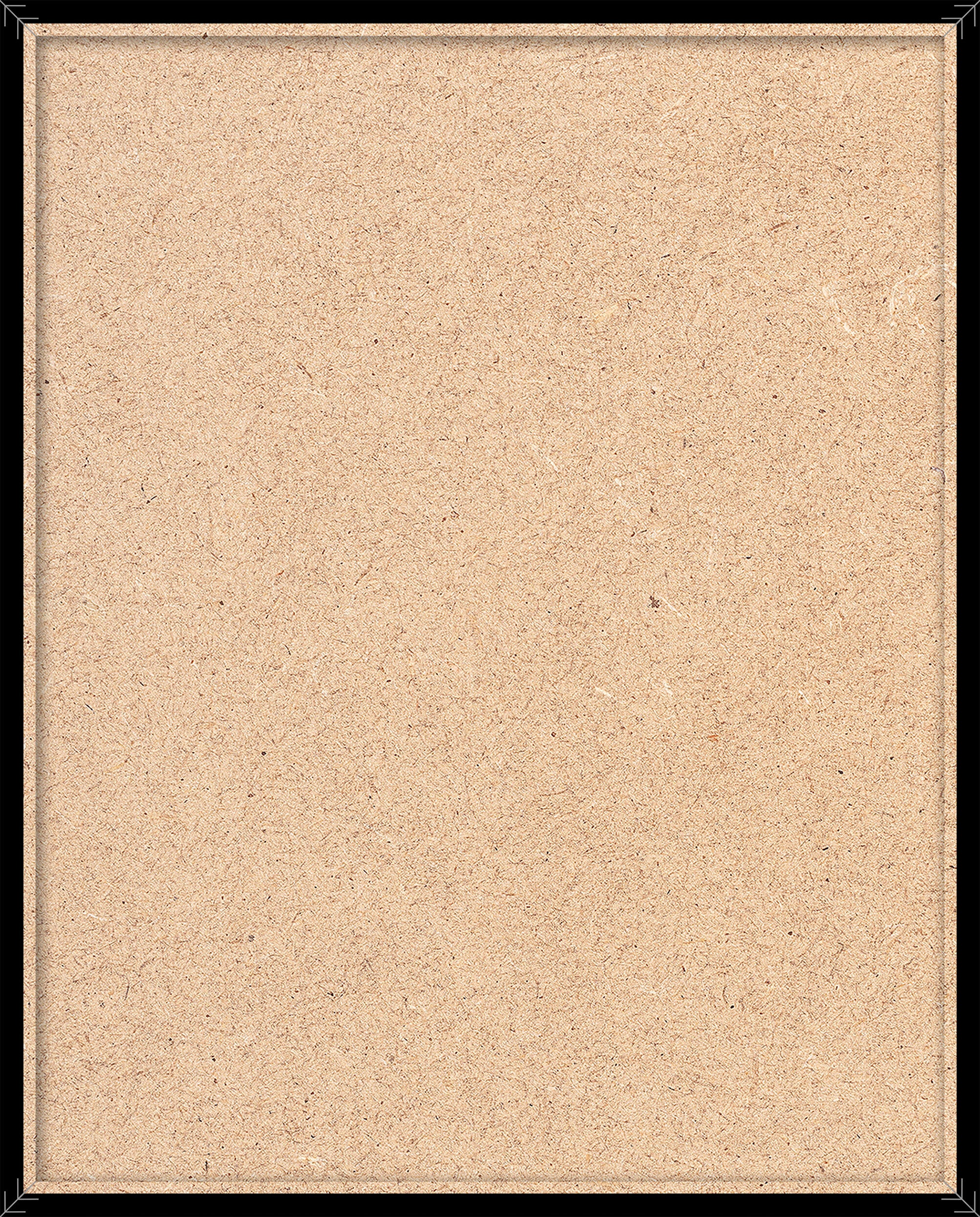 Cuadro pintura impresa enmarcada Botánica rectangular de 42 x 52 cm. MDF Hojas Derecha multicolor. Marco color Negro - 5