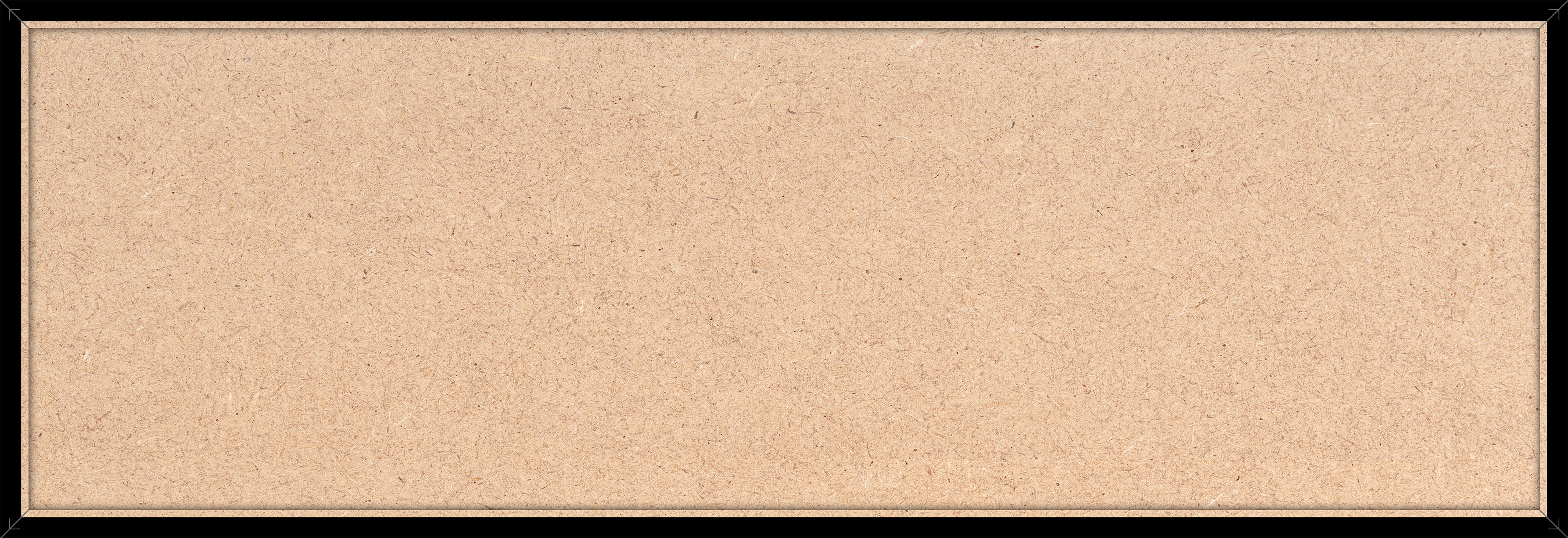 Cuadro pintura impresa enmarcada Abstracto rectangular de 92 x 32 cm. MDF Semi Círculo multicolor. Marco color Negro - 5