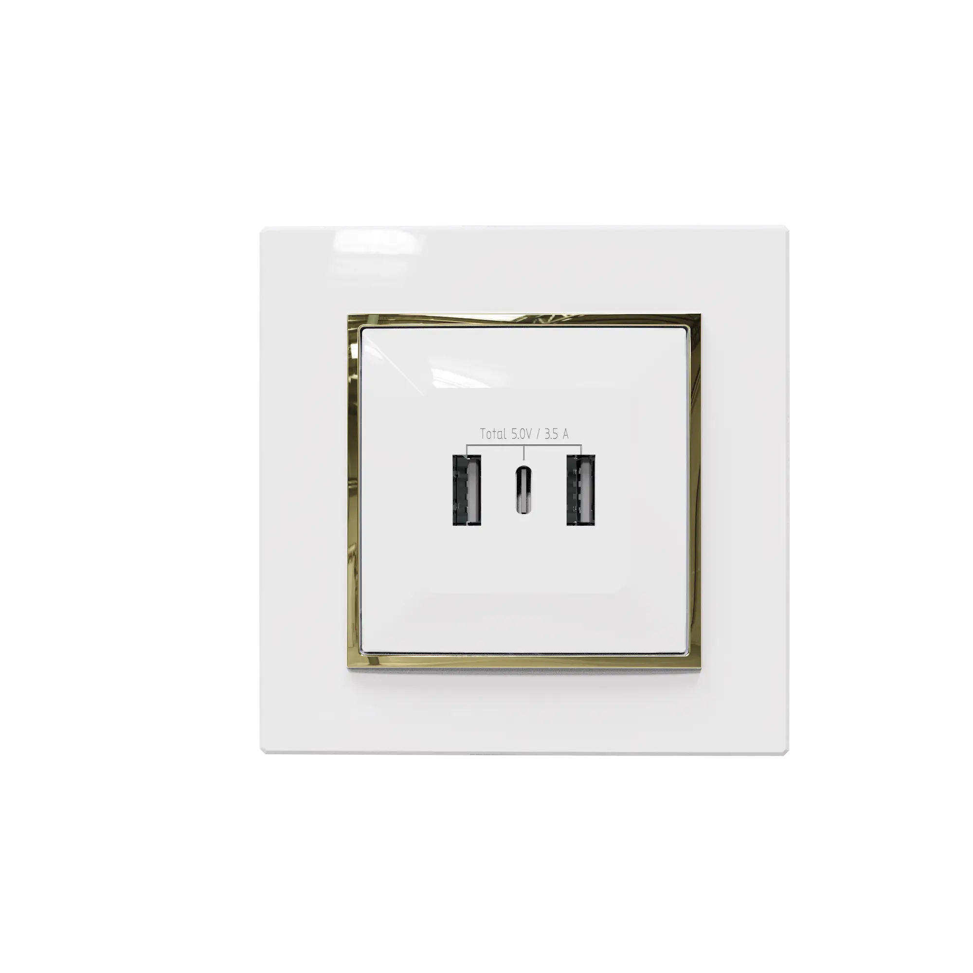 Gniazdo USB 2xA i C FLAVIA Biały ELEKTRO-PLAST