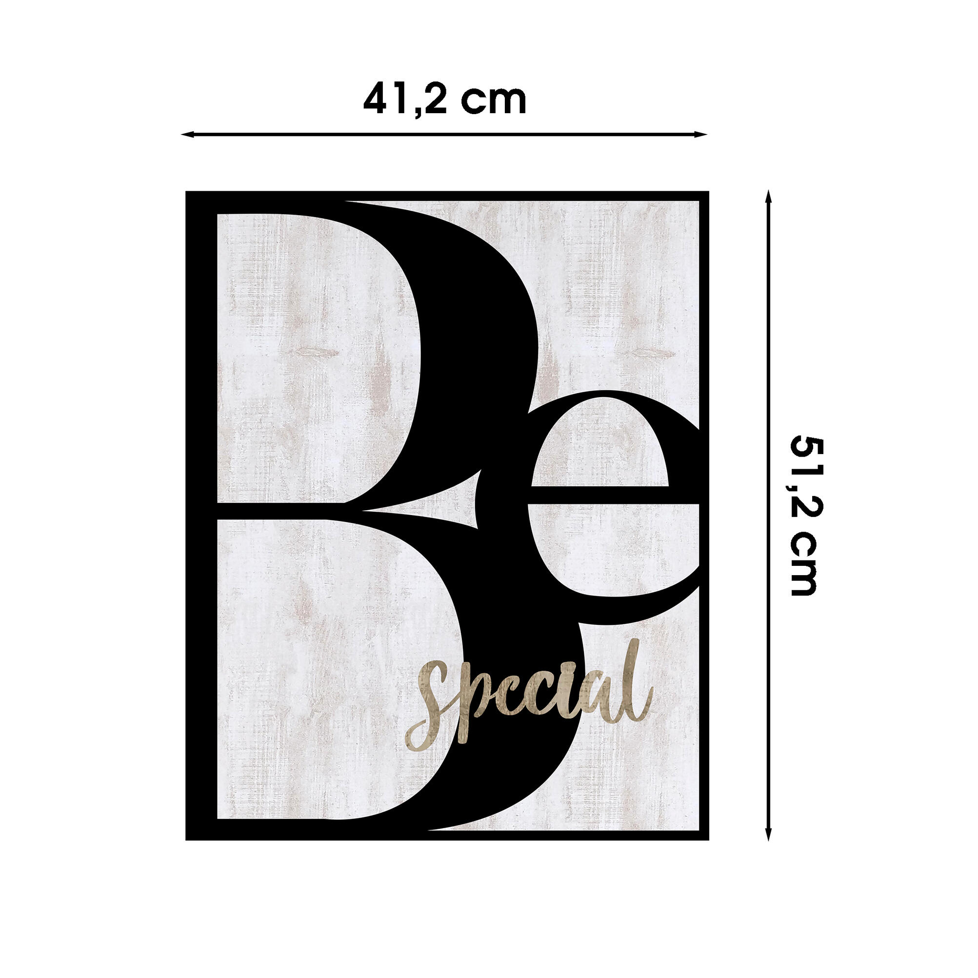 Cuadro enmarcado Decoline Be Especial 42 cm x 52 cm - 3