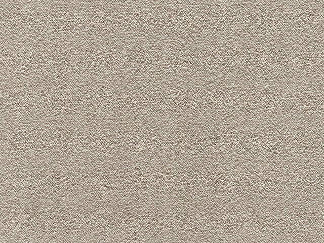 Moquette velours uni beige Feliz, rouleau l.4 m