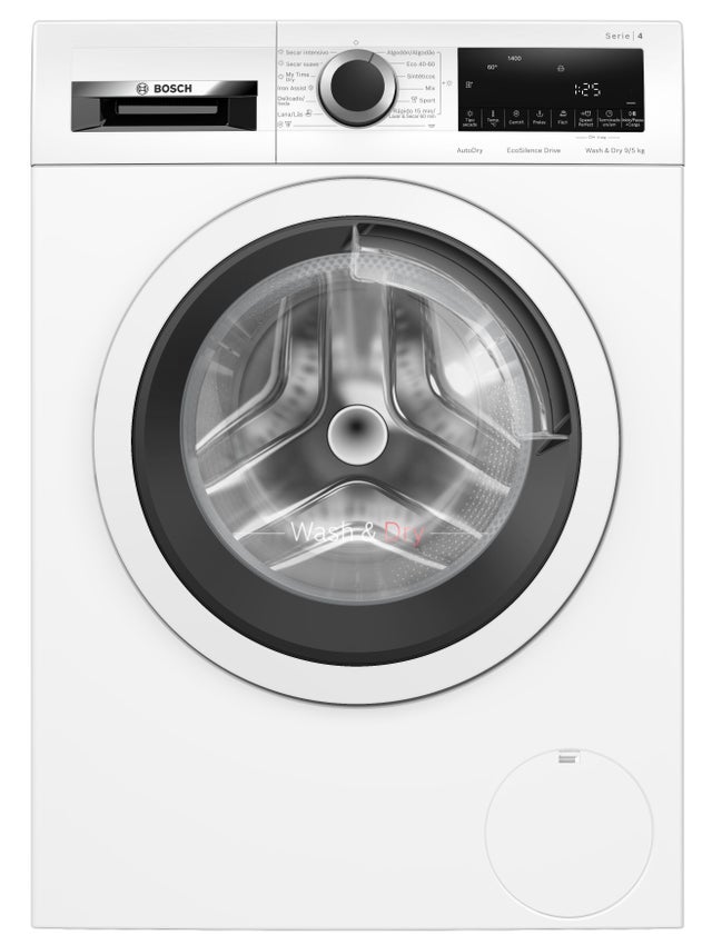 Lavadora secadora BOSCH WNA13401ES carga frontal 9/6 kg 1400 rpm 15 programas clase E blanco