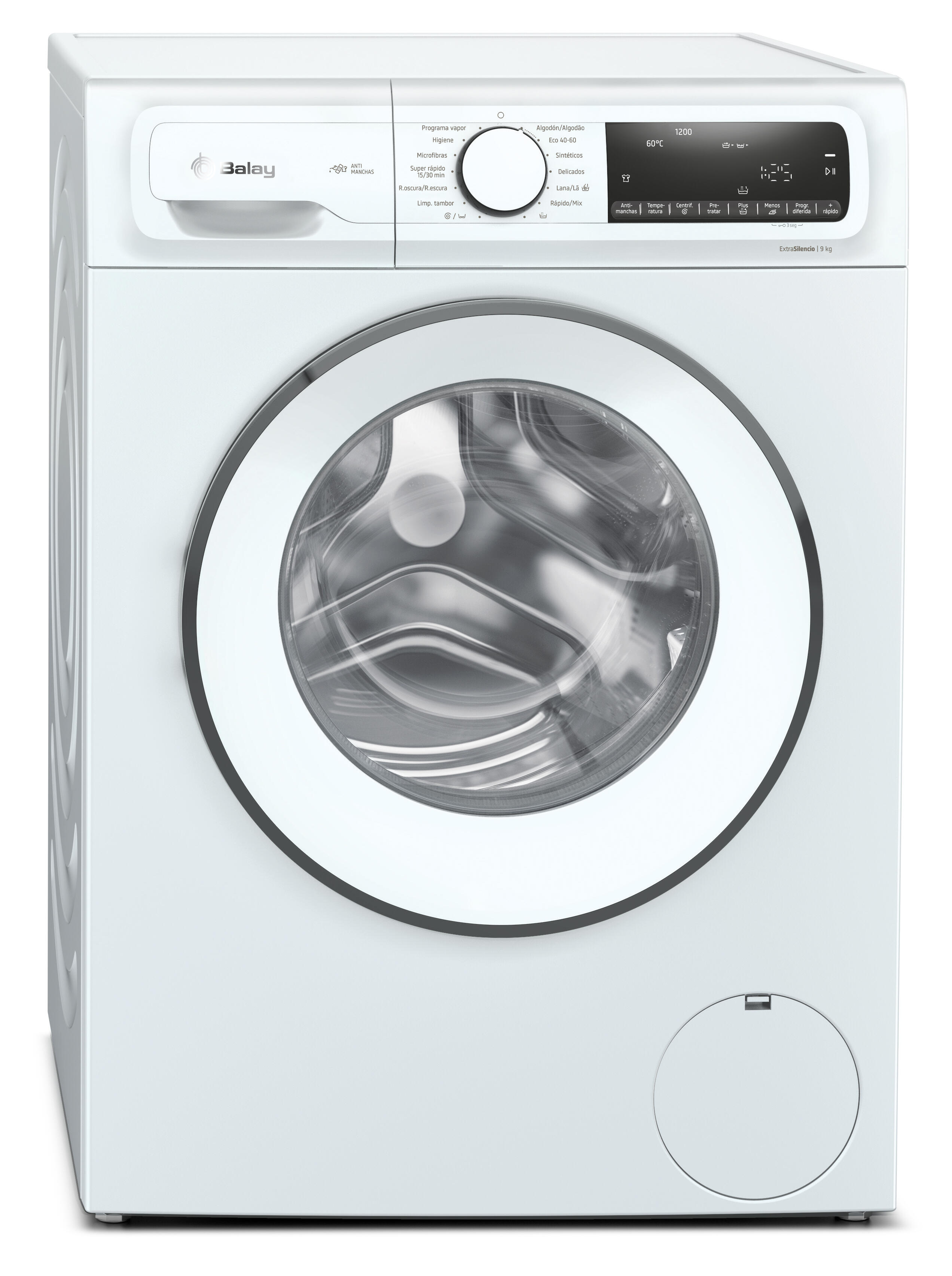 Lavadora balay 3ts390b de 9kg de capacidad 1200 rpm clase a