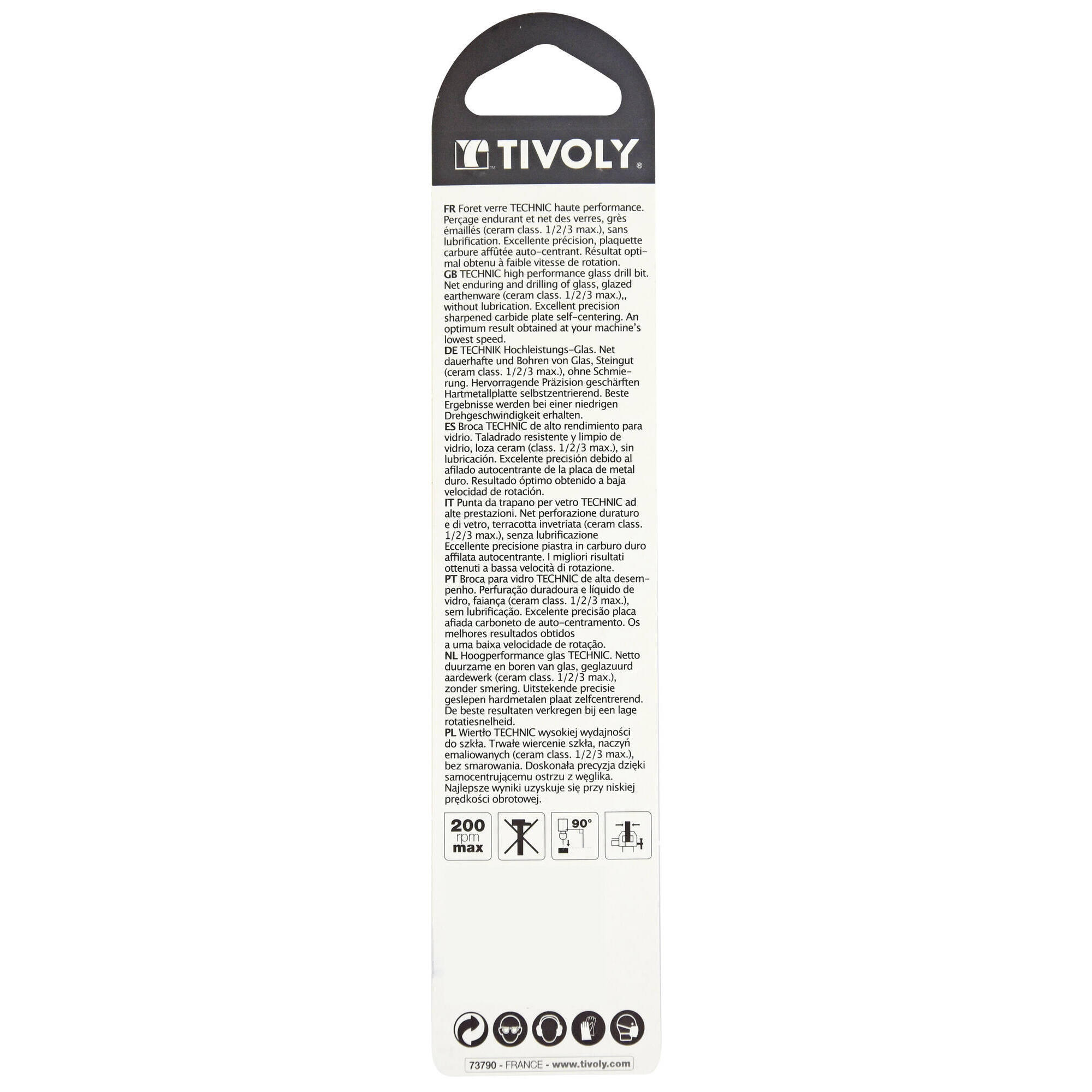 Foret verre / céramique / carrelage / faïence TIVOLY - 4