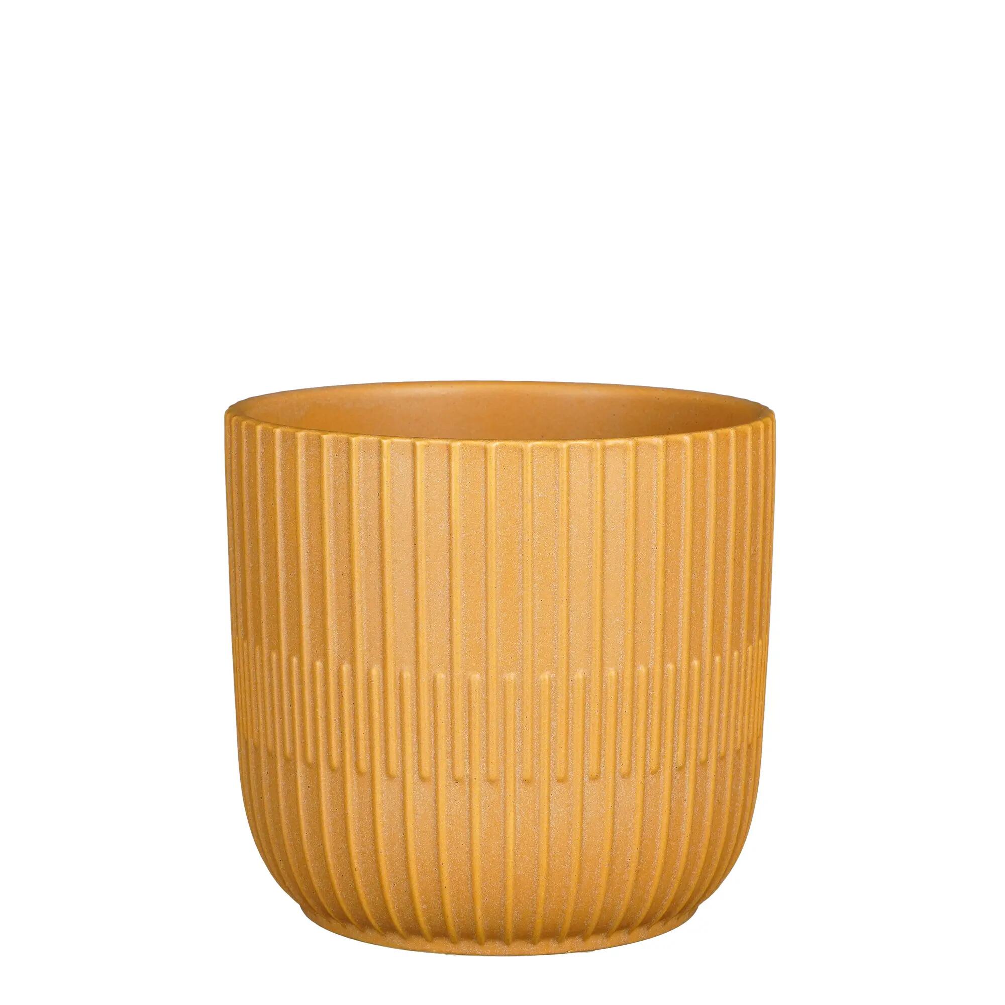 Maceta sara amarillo 16x18cm
