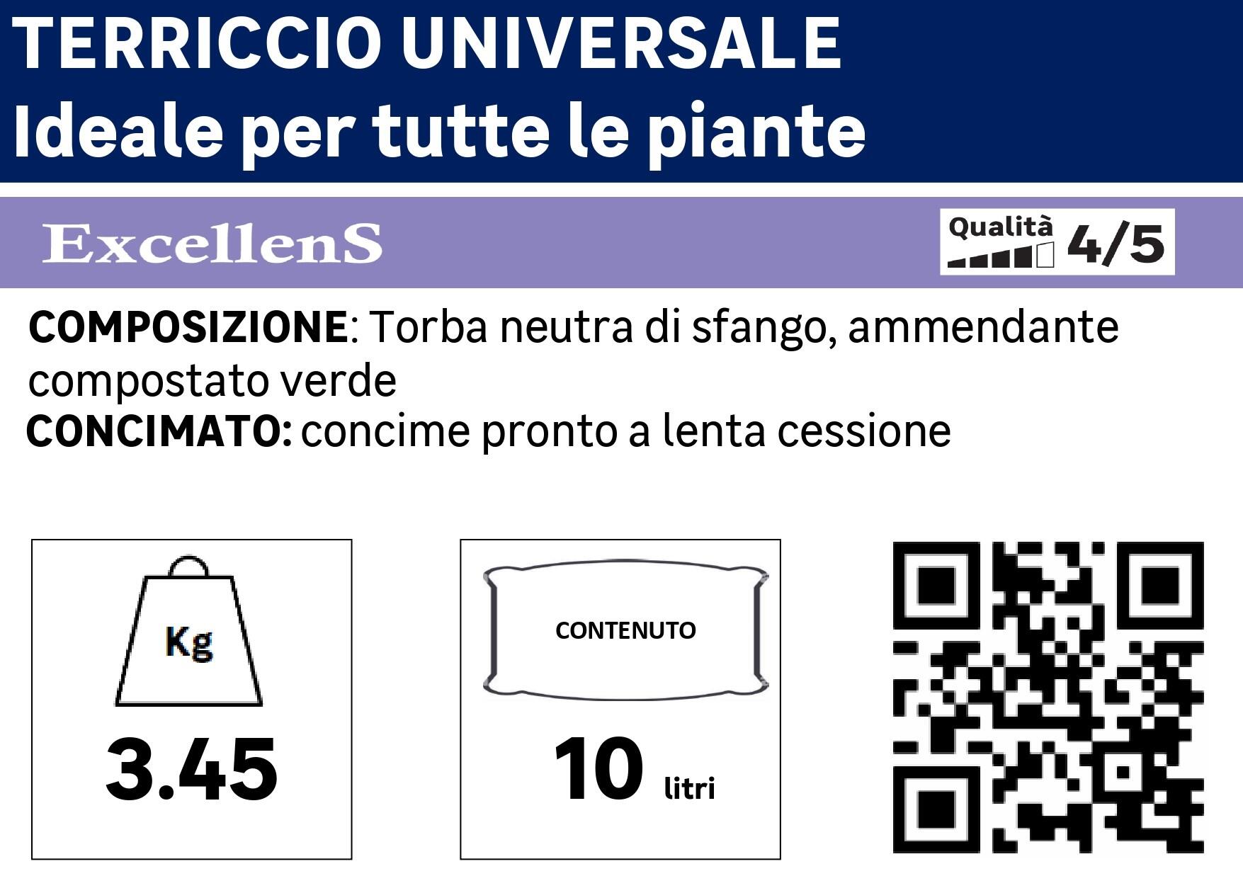 Terriccio COMPO Sana universale 10L - 3