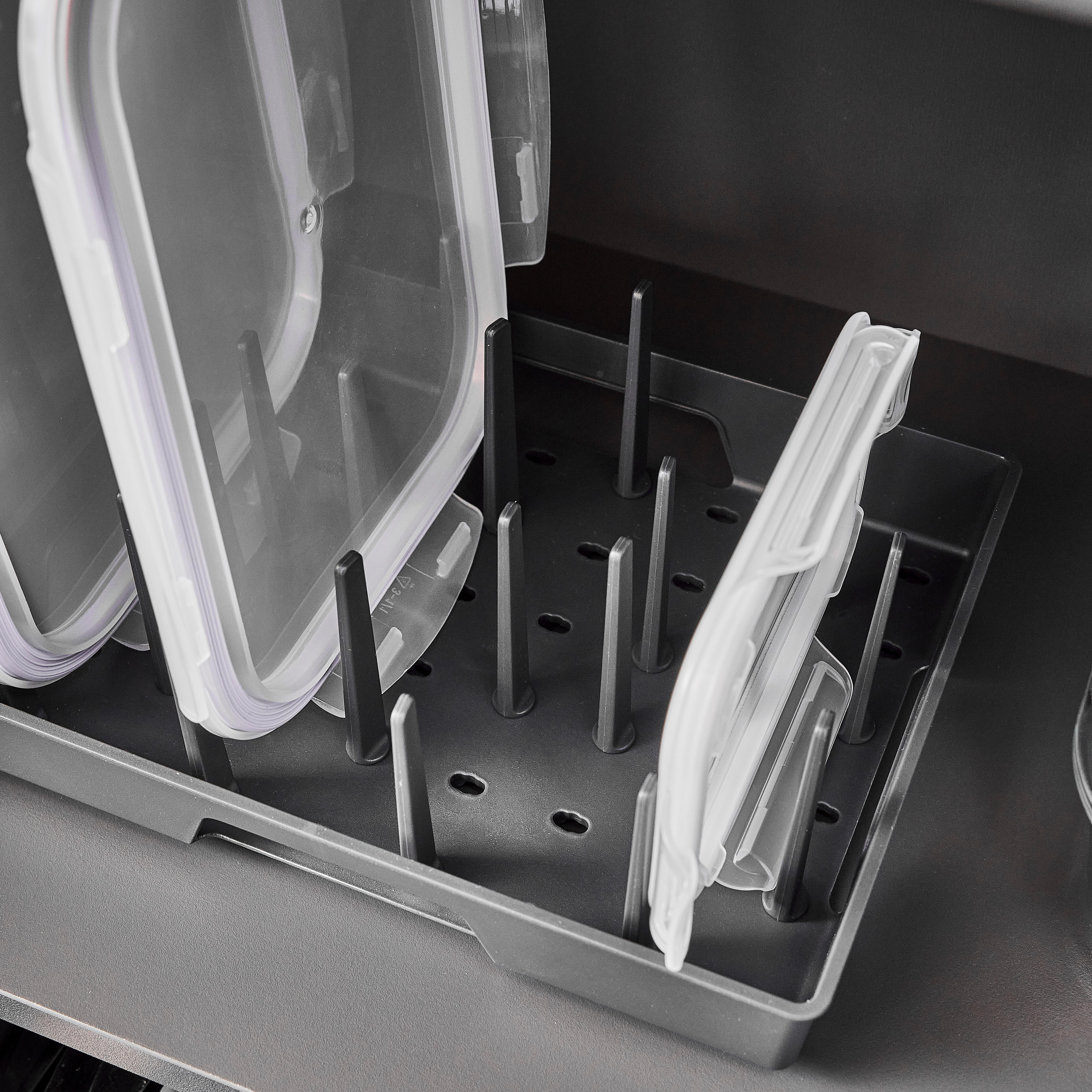 Range-couvercles boîtes de conservation gris DELINIA ID - 8