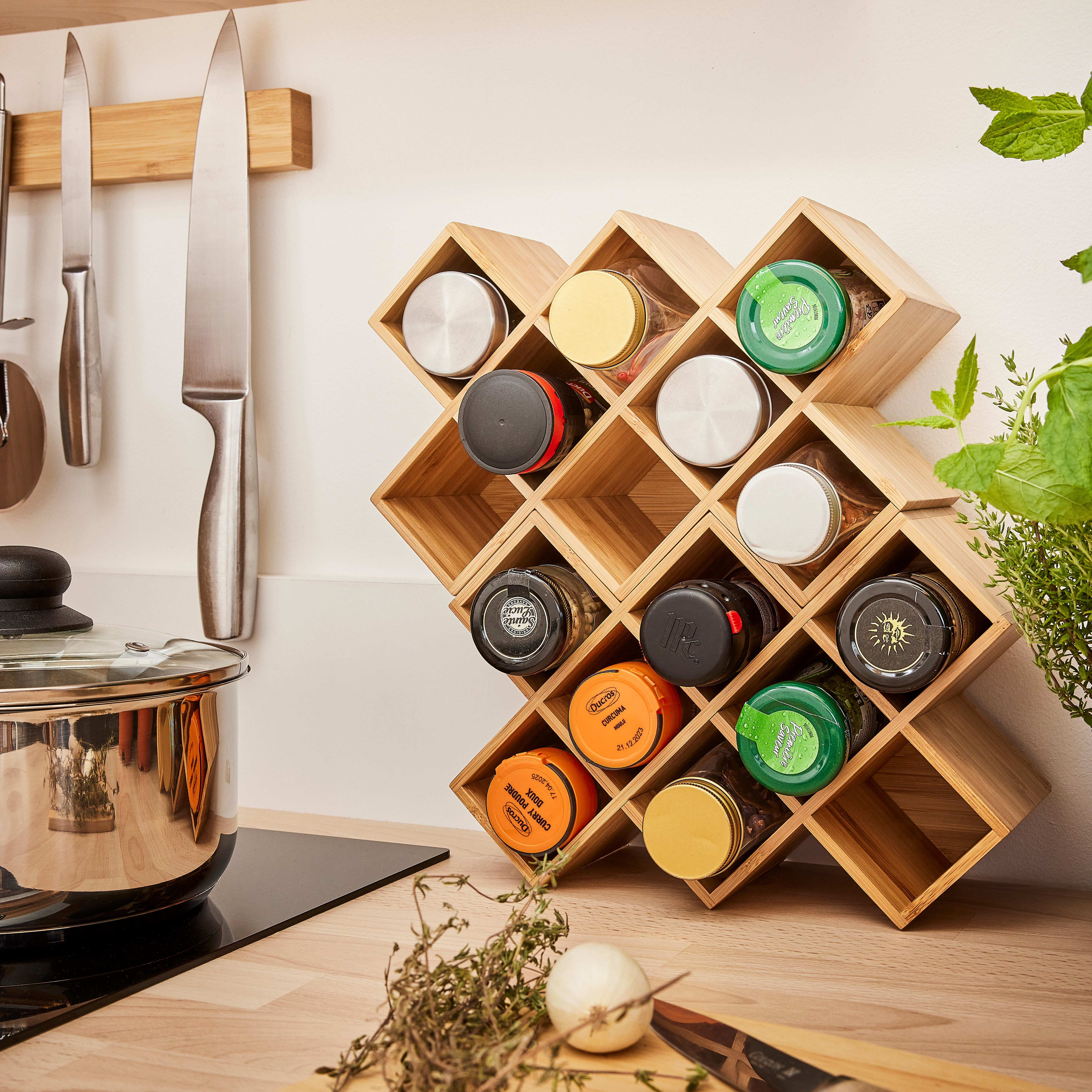Etagère à épices marron DELINIA - 3
