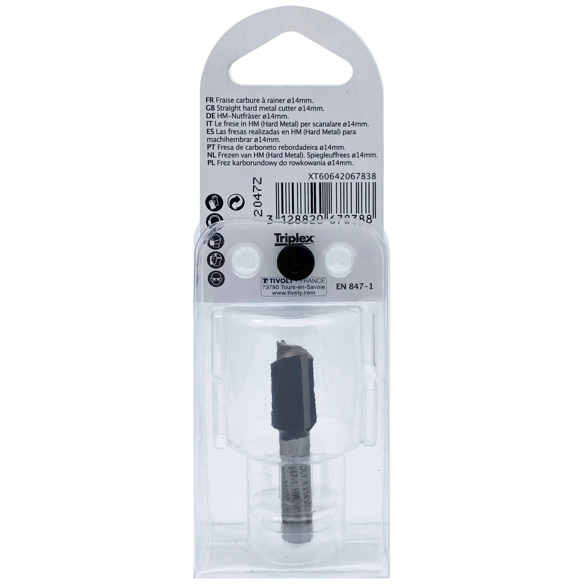 Fraise à rainer; Diam.14 mm TIVOLY - 3