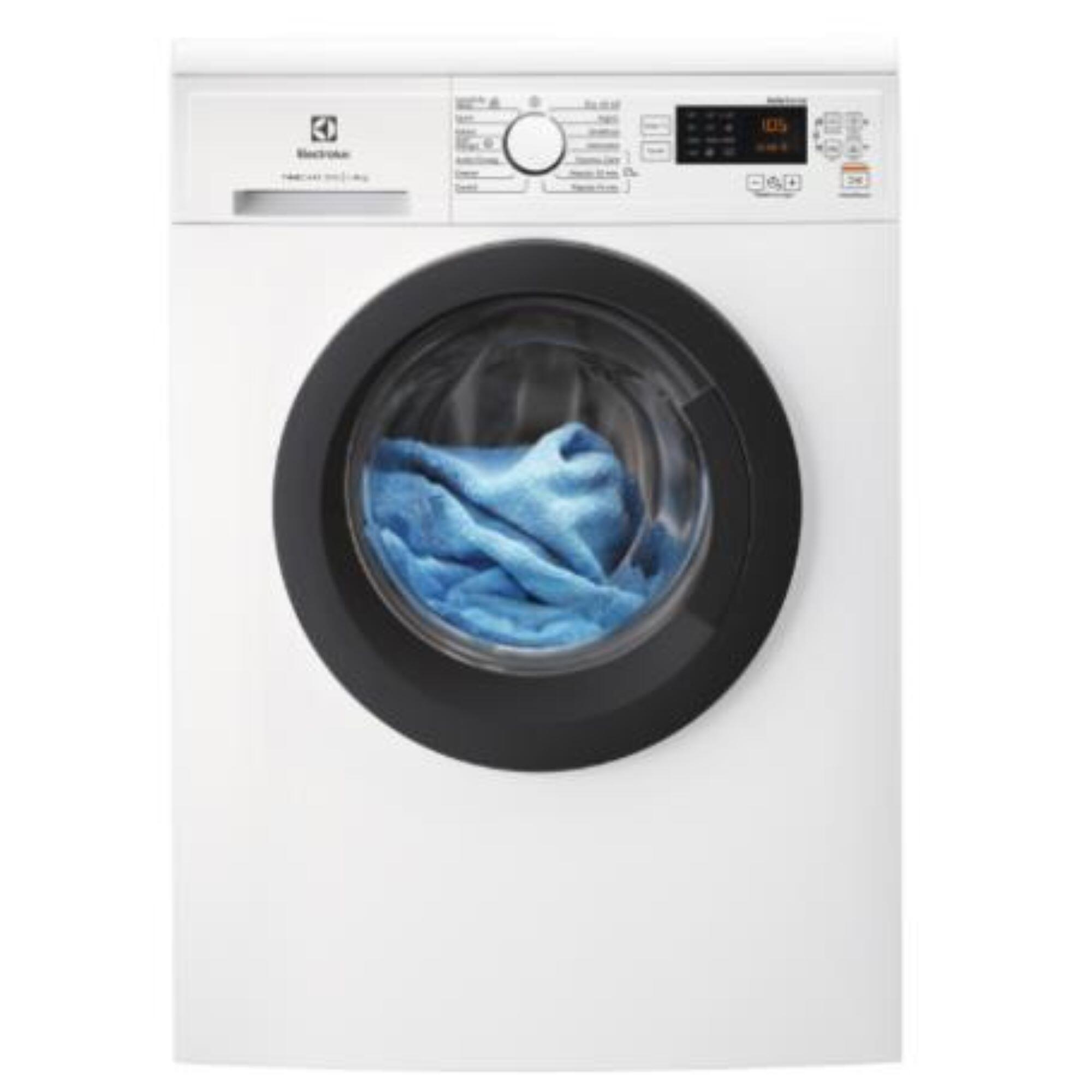 lavadora electrolux ea2f6821cf carga frontal 8 kg 1200 rpm 14 programas clase a blanco