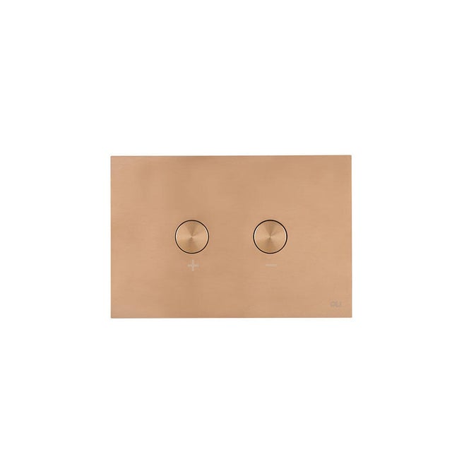 Placa de acionamento para sanita suspensa 21,5x14,5 cm bronze Oli Blink
