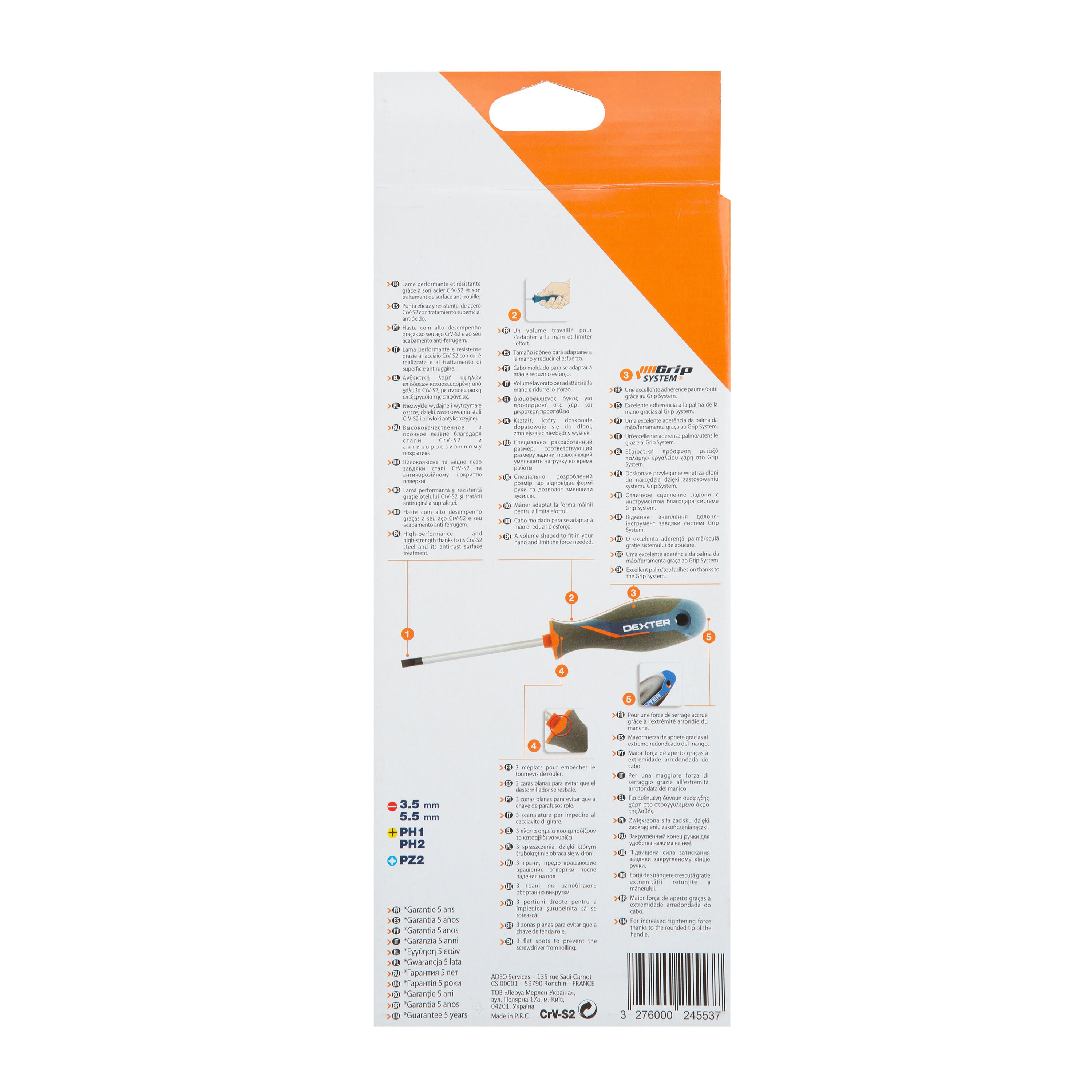 Jogo de chaves DEXTER 5 UNIDADES - 8