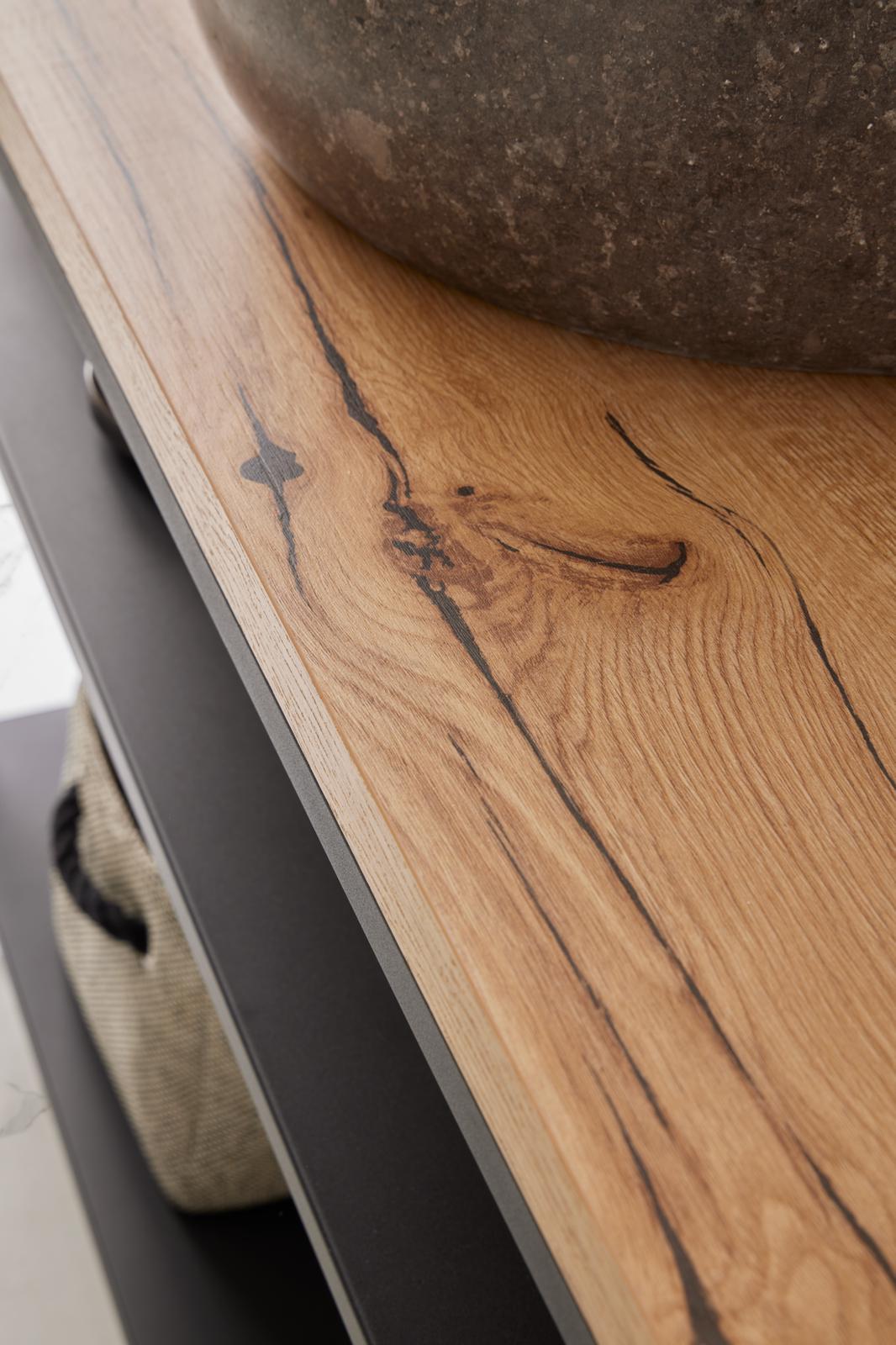 Móvel de casa de banho com tampo 104cm mel Lisboa - 3