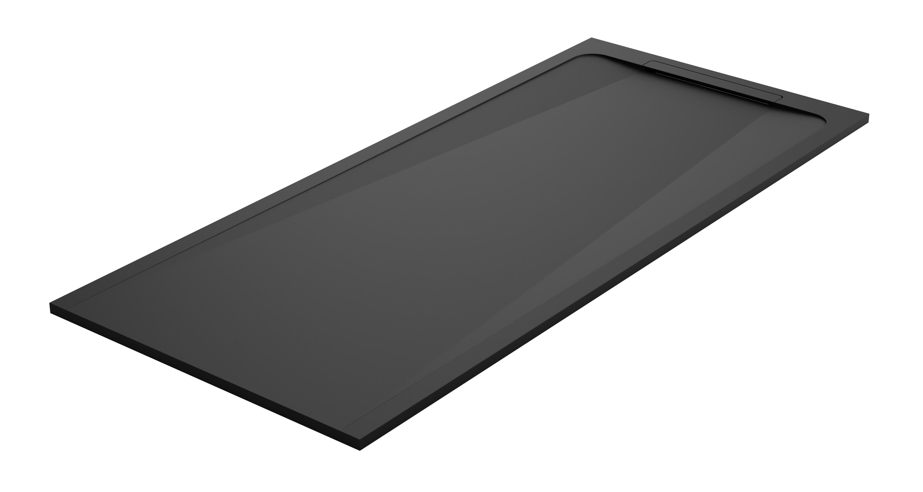 Plato de ducha huno 140x70 cm negro