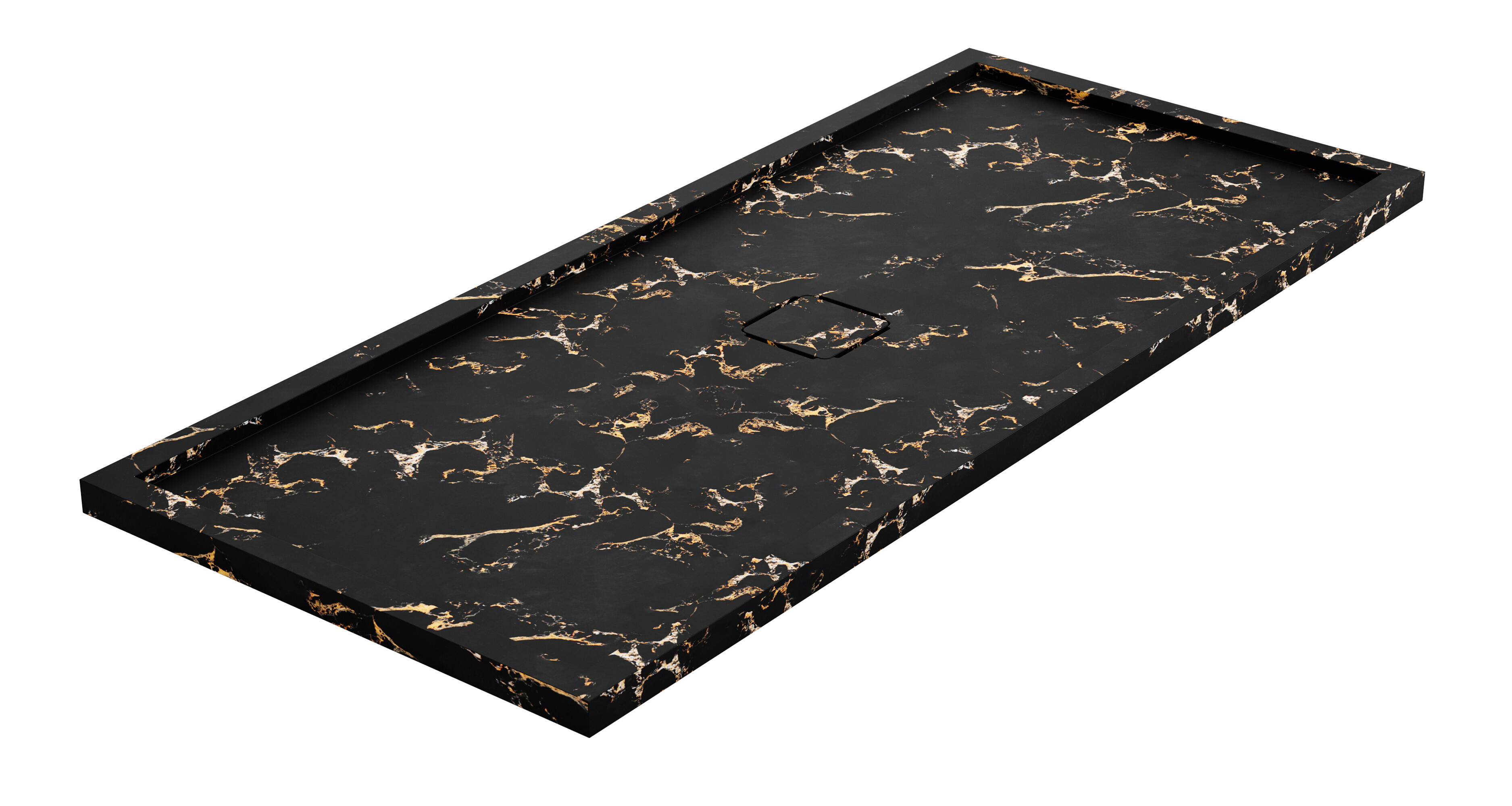 Plato de ducha edo 100x80 cm negro
