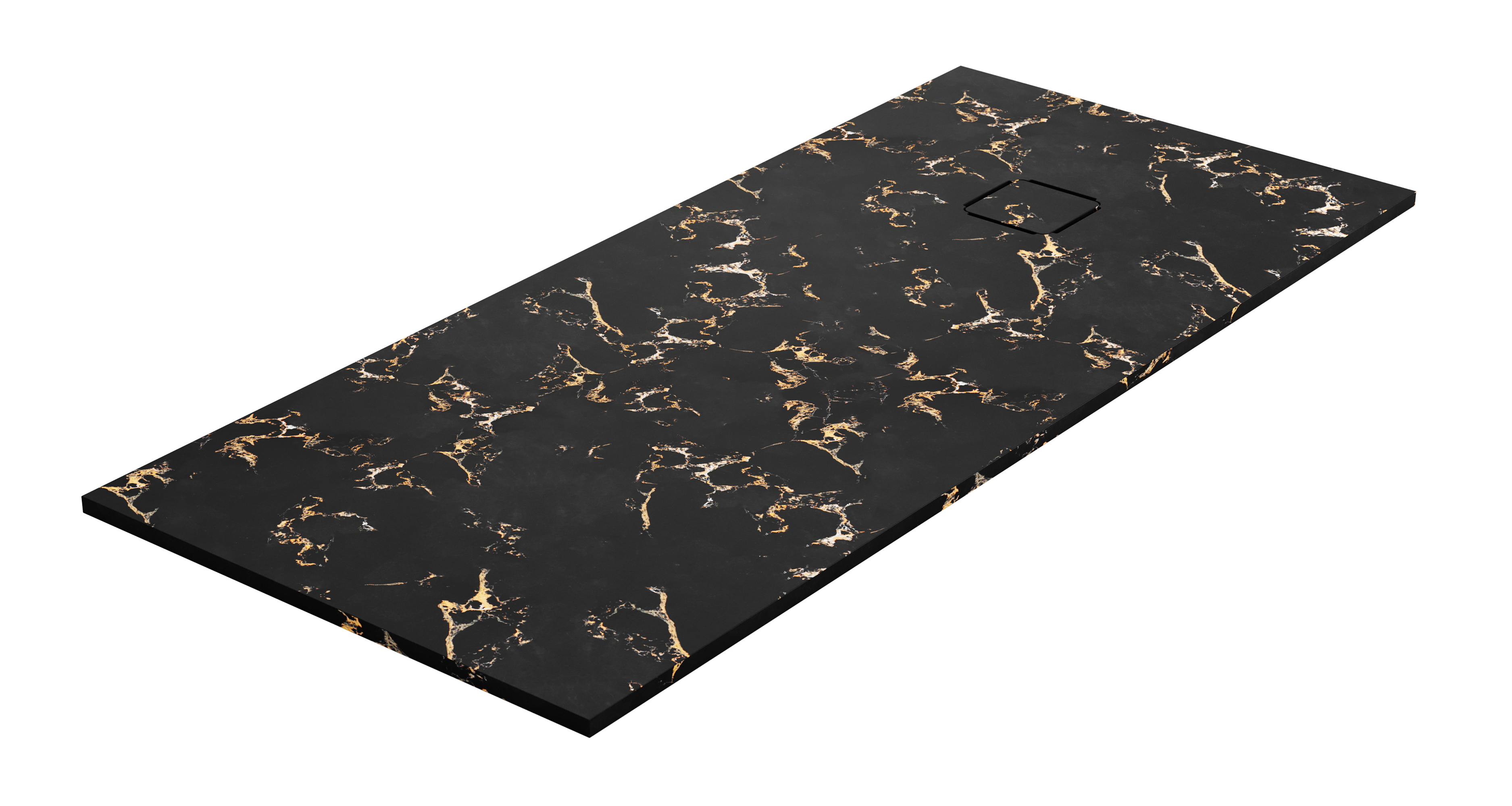 Plato de ducha kue 140x80 cm negro