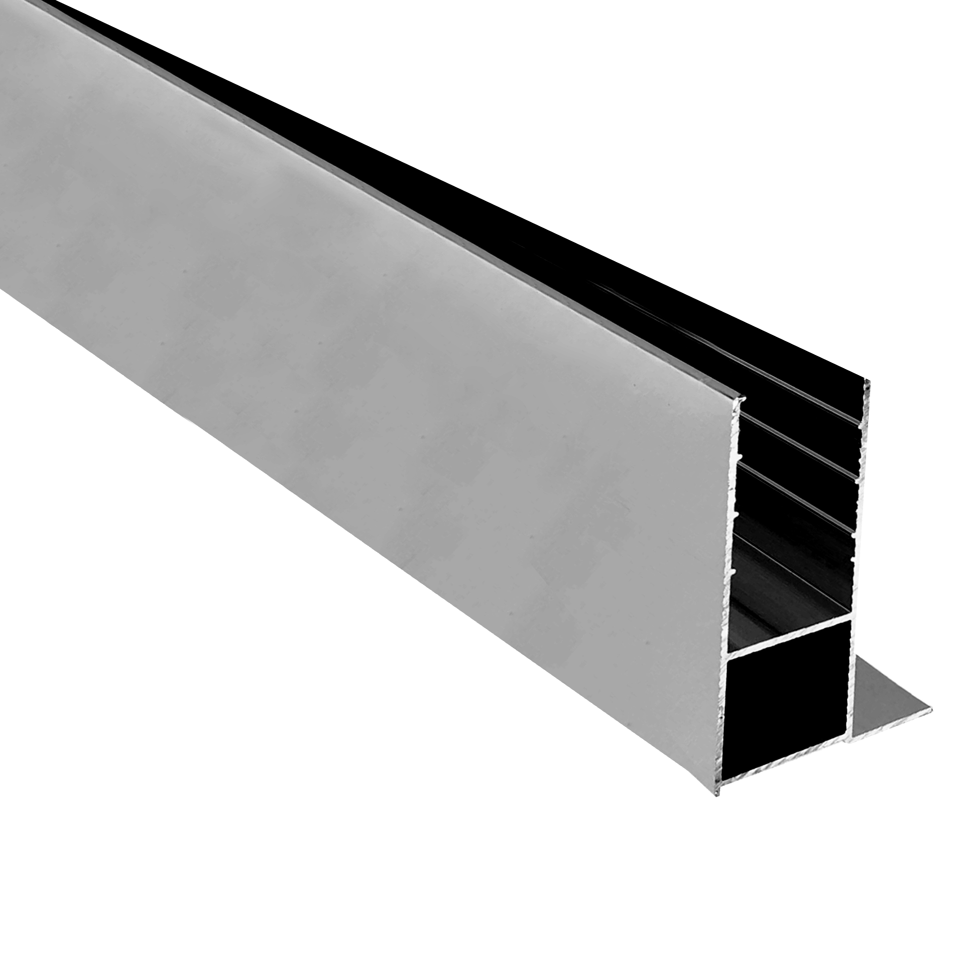 Perfil expansor de 30-70x2000 mm cromo brillo