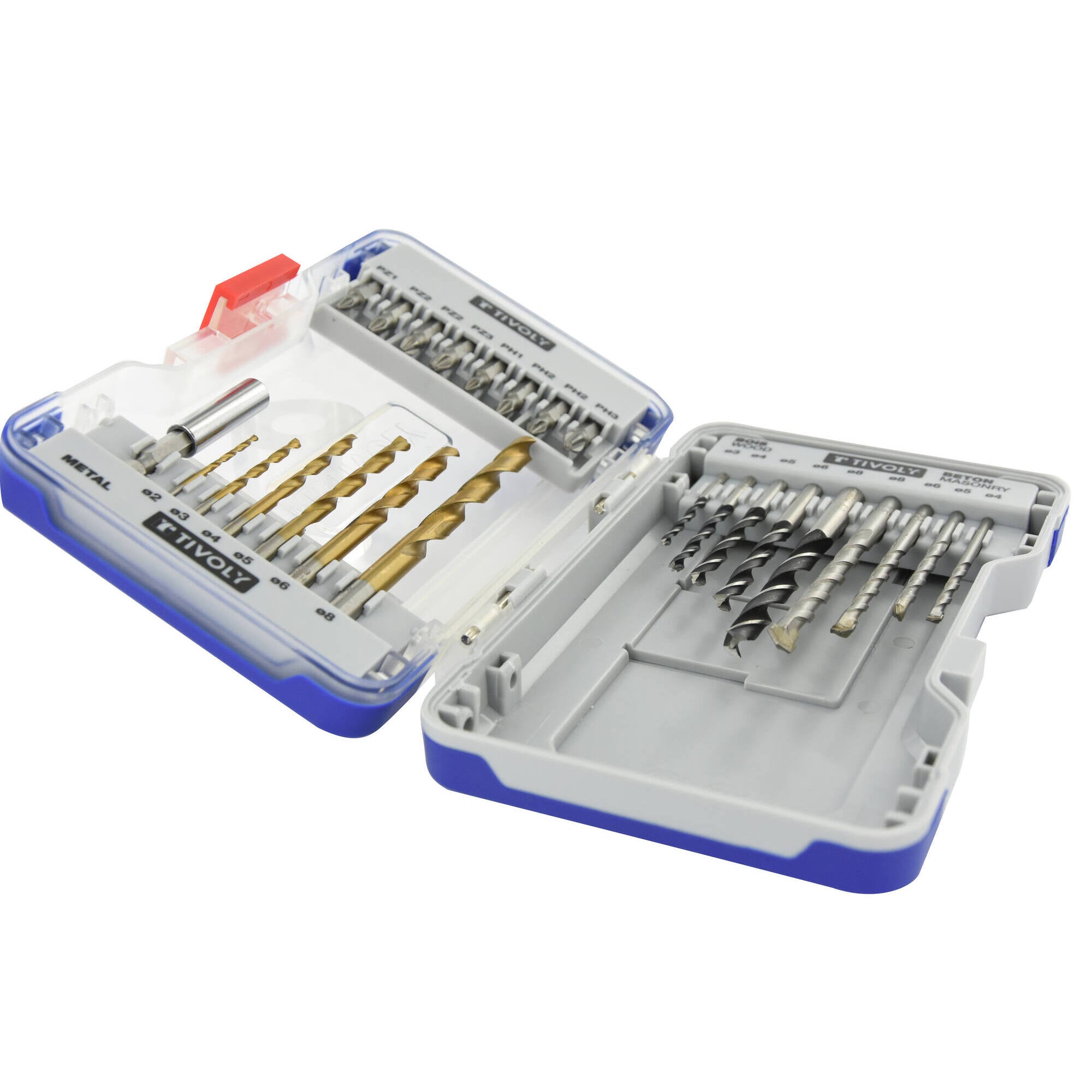 Coffret 24 pièces forets multimatériaux Métal/Bois/Béton et vissage TIVOLY - 3