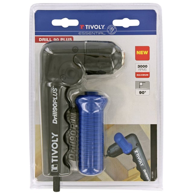 Renvoi d’angle 90° pour perceuse, Diam.6.35 mm TIVOLY