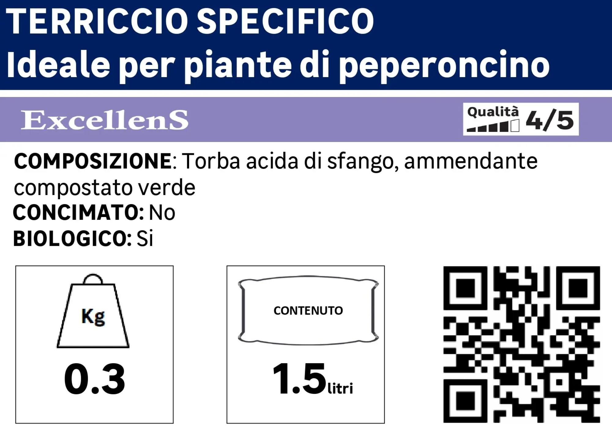 Terriccio TERCOMPOSTI orto 1.5L - 2