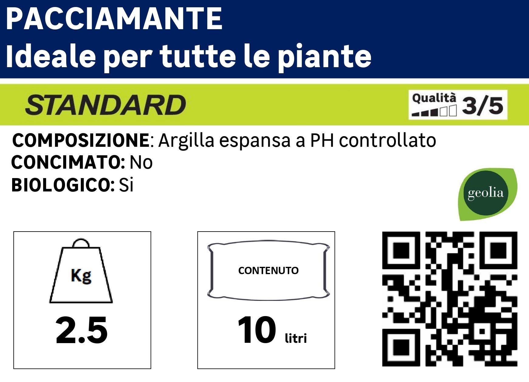 Palline di argilla espansa GEOLIA 10 L - 2