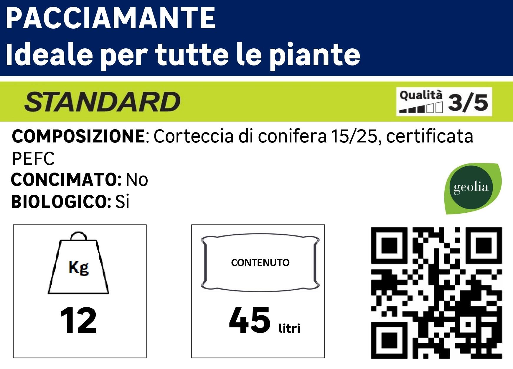 Corteccia di conifera GEOLIA 45 L - 2