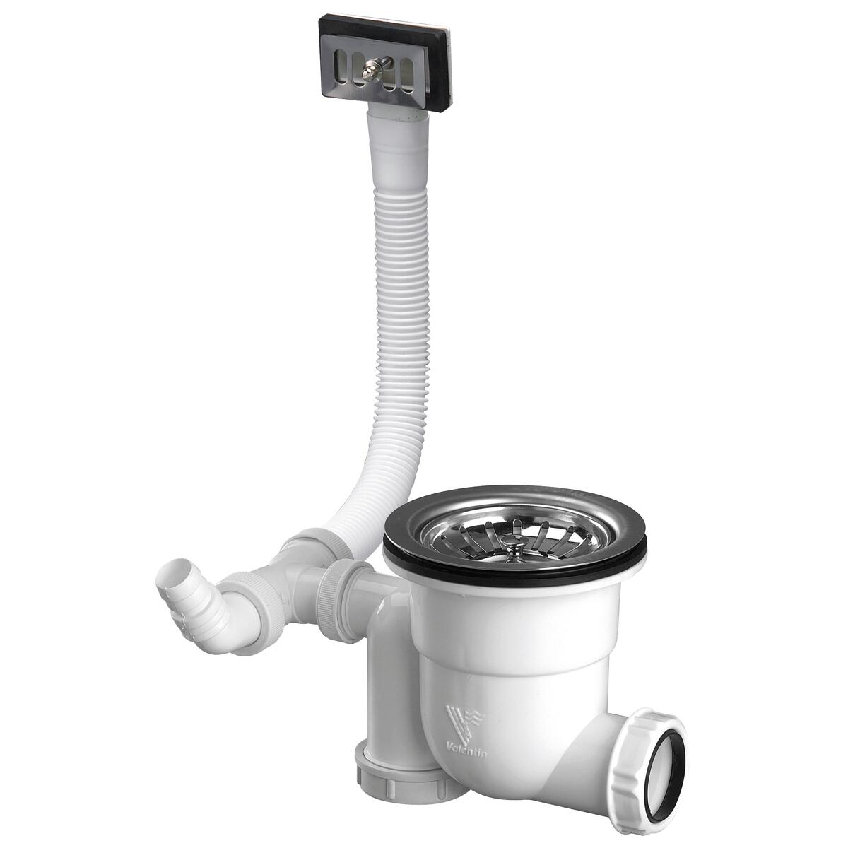 Vidage pour évier 1 cuve gain de place, Diam.90 mm, VALENTIN - 4