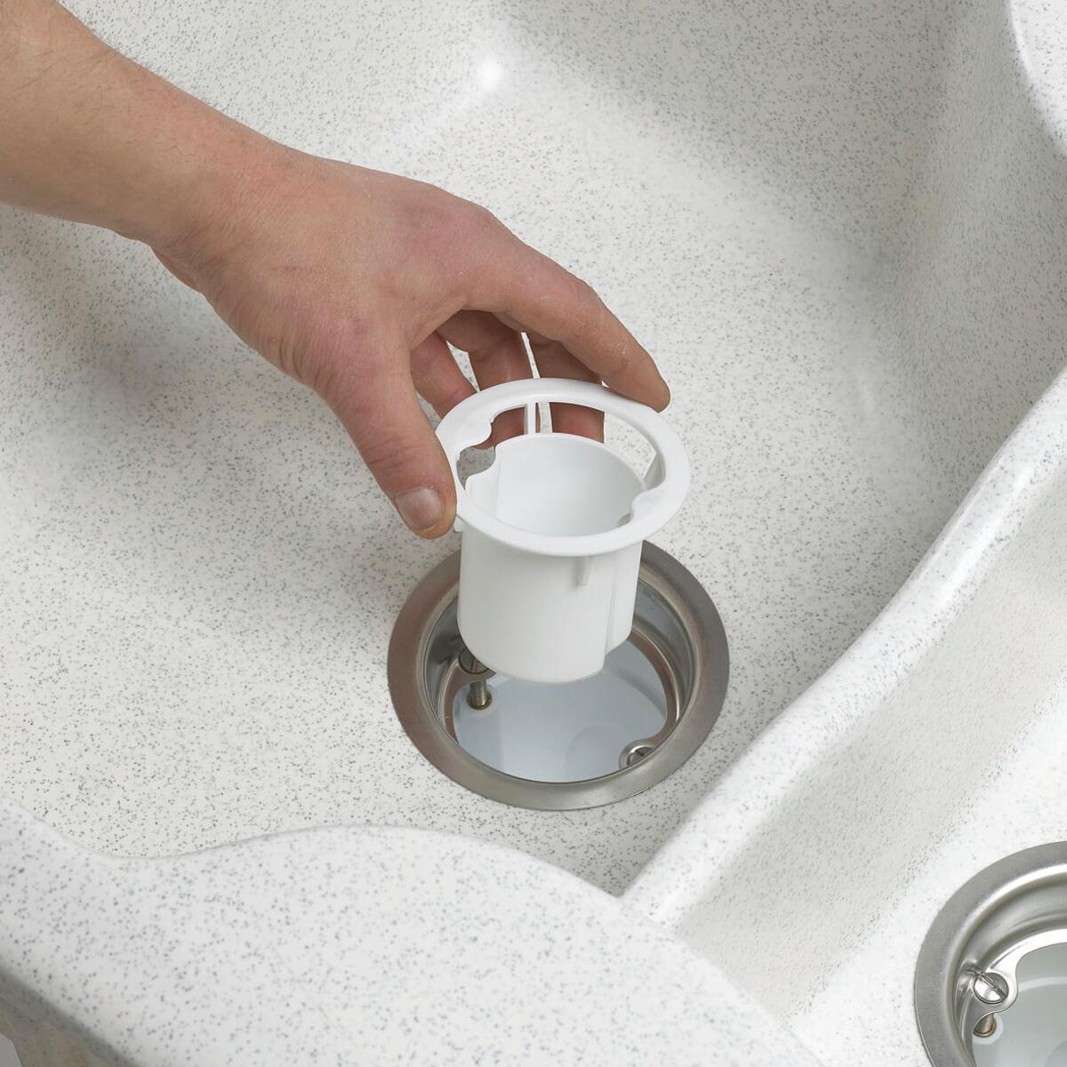 Vidage pour évier 1 cuve gain de place, Diam.90 mm, VALENTIN - 7