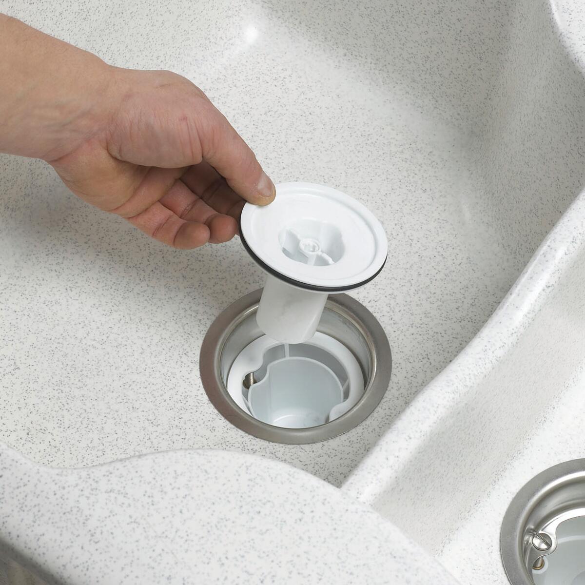 Vidage pour évier 1 cuve gain de place, Diam.90 mm, VALENTIN - 6