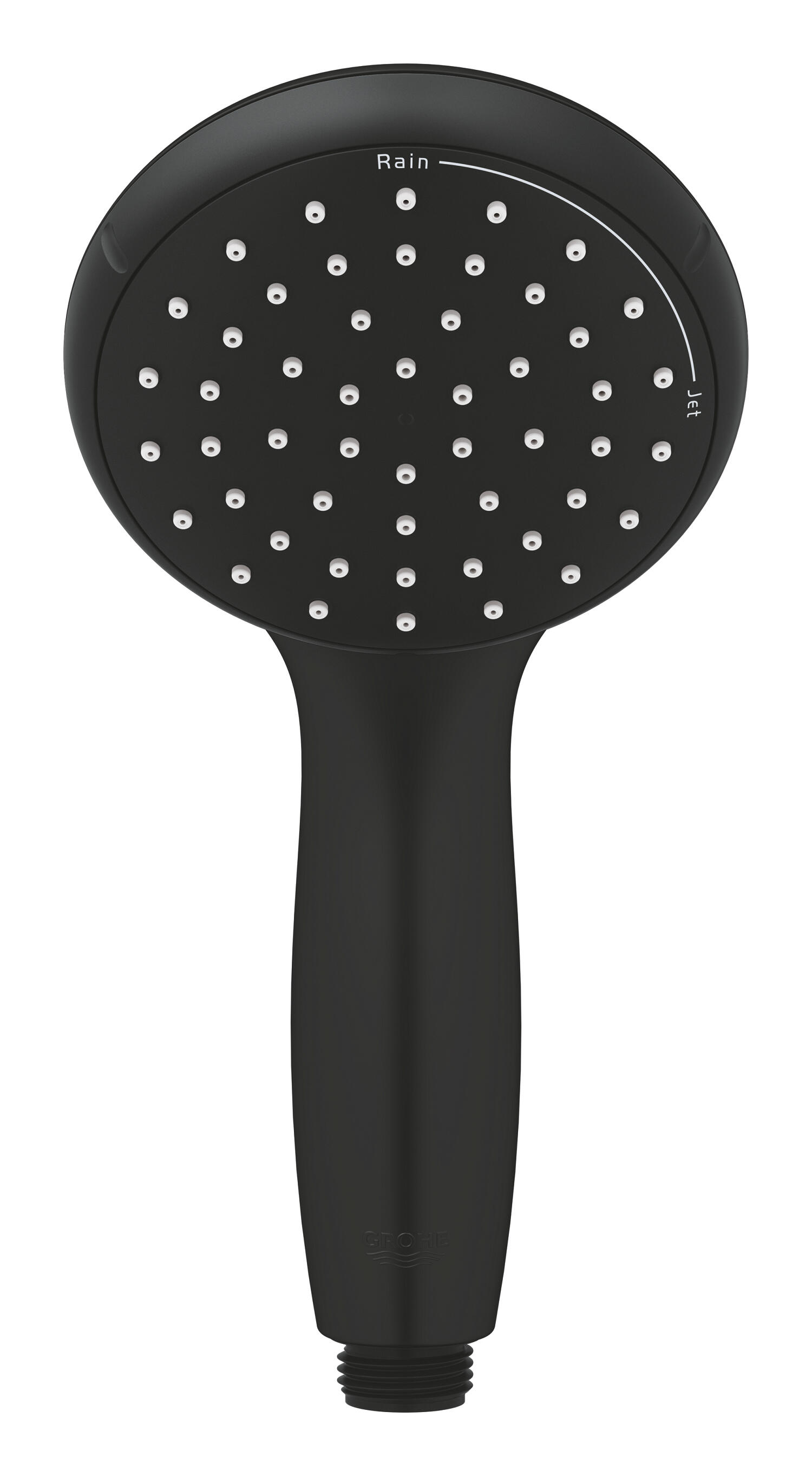 Alcachofa de ducha grohe vitalio start negro con 2 funciones