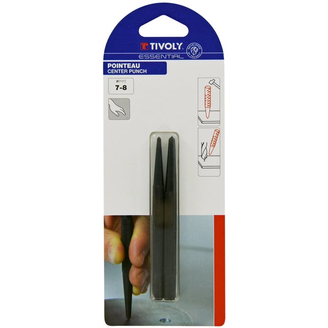 Lot de 2 pointeaux, Diam.7 et 8 mm TIVOLY
