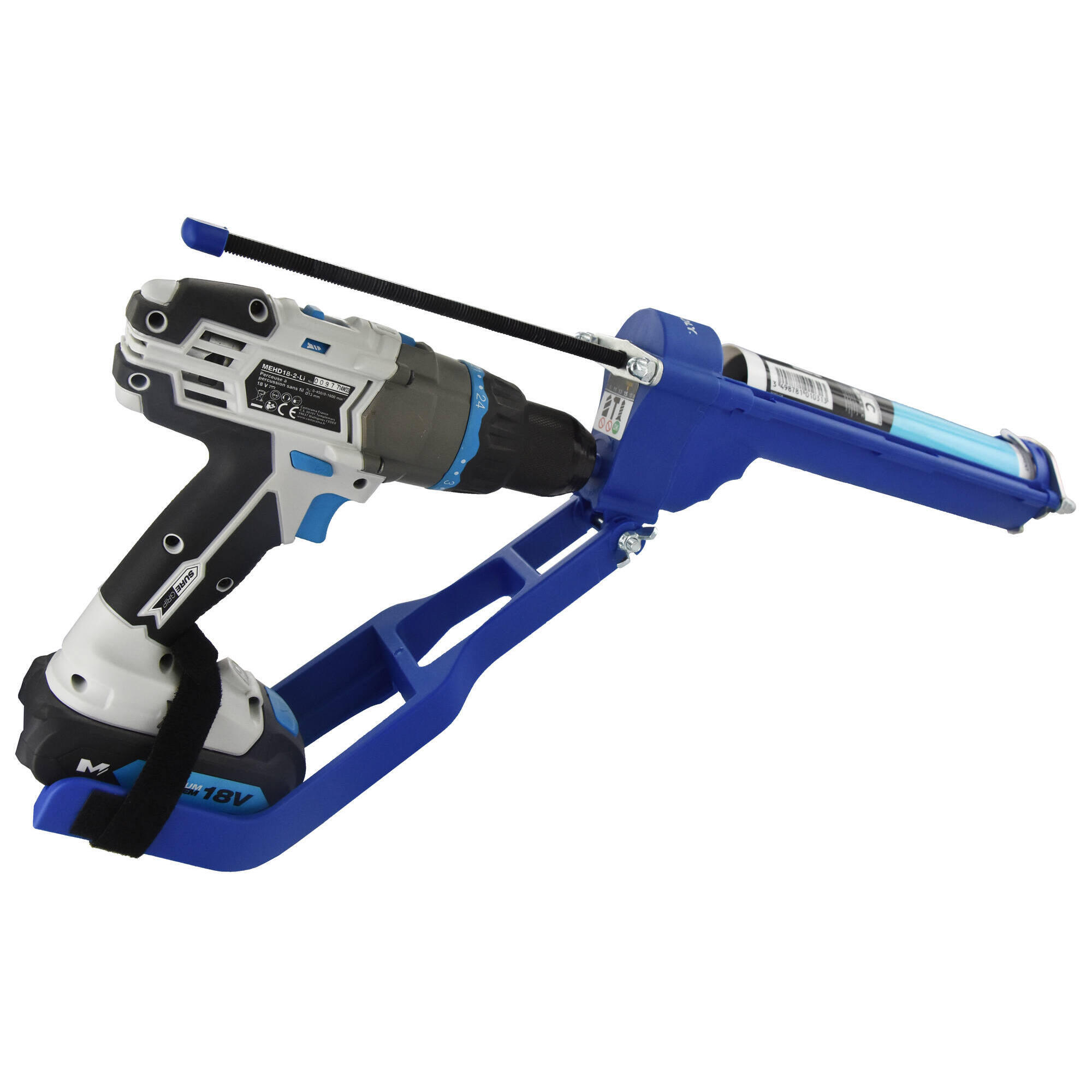 Pistola de silicona para taladro tgun