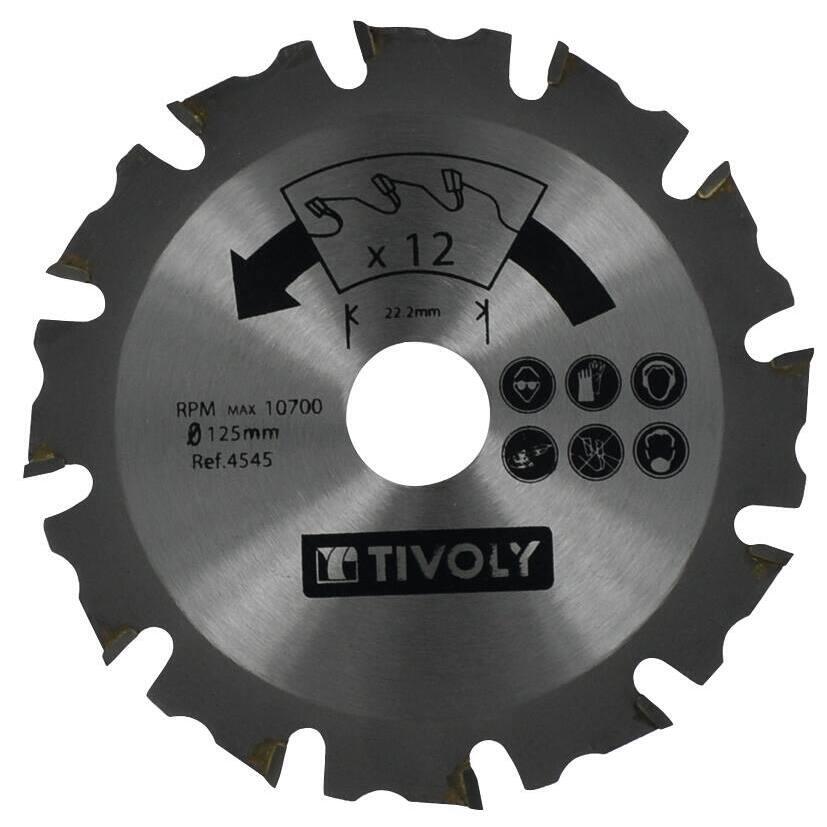 Disque à tronçonner et à sculpter le bois, Ø125 mm TIVOLY - 2