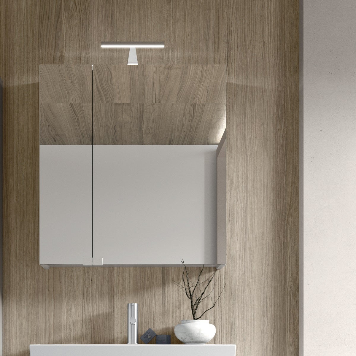 Specchio Easy rettangolare 70 x 75 cm - 3