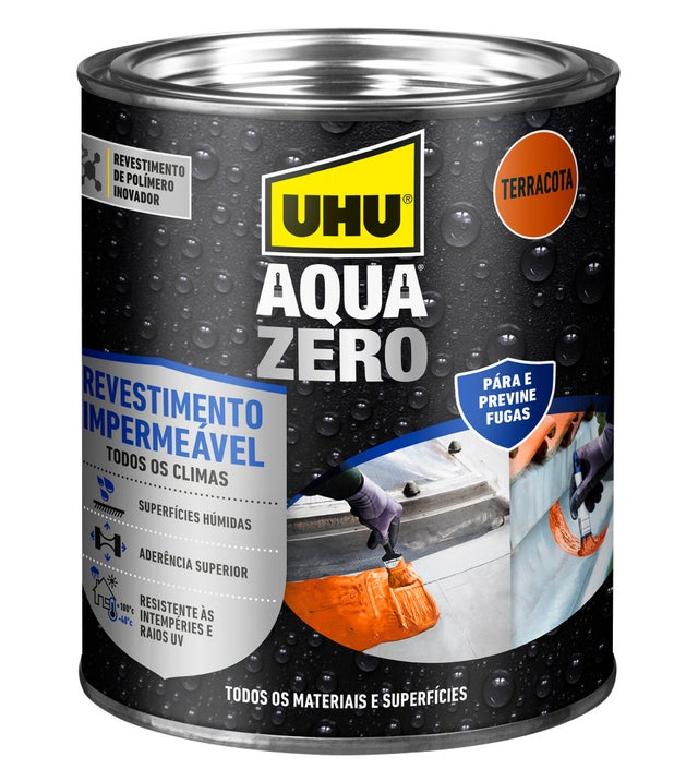 Aqua Zero revestimento impermeável terracota 1kg