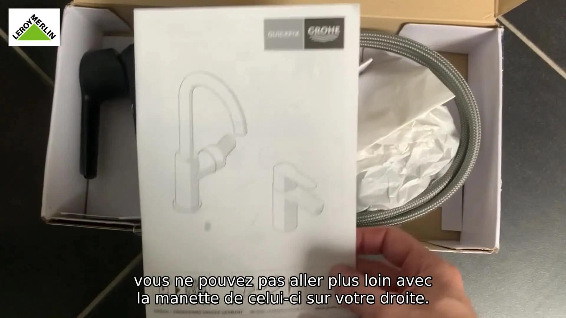 Mitigeur de lavabo noir mat,GROHE, Start V3 matt black S - QuickFix - 9