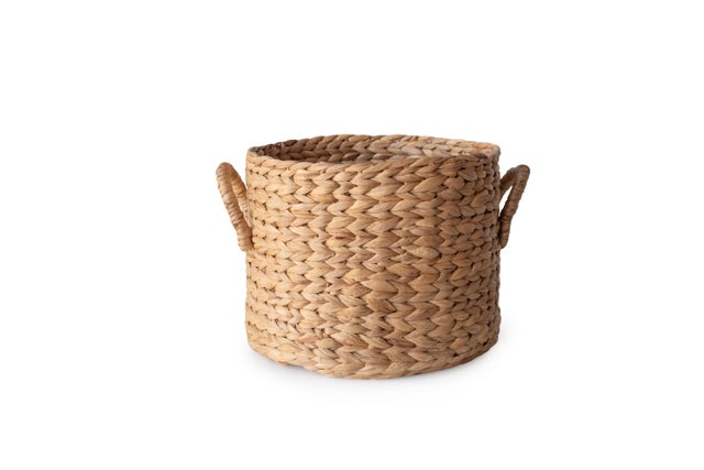 Cesta de jacinto de agua Adda natural   15 l de 30x22 cm