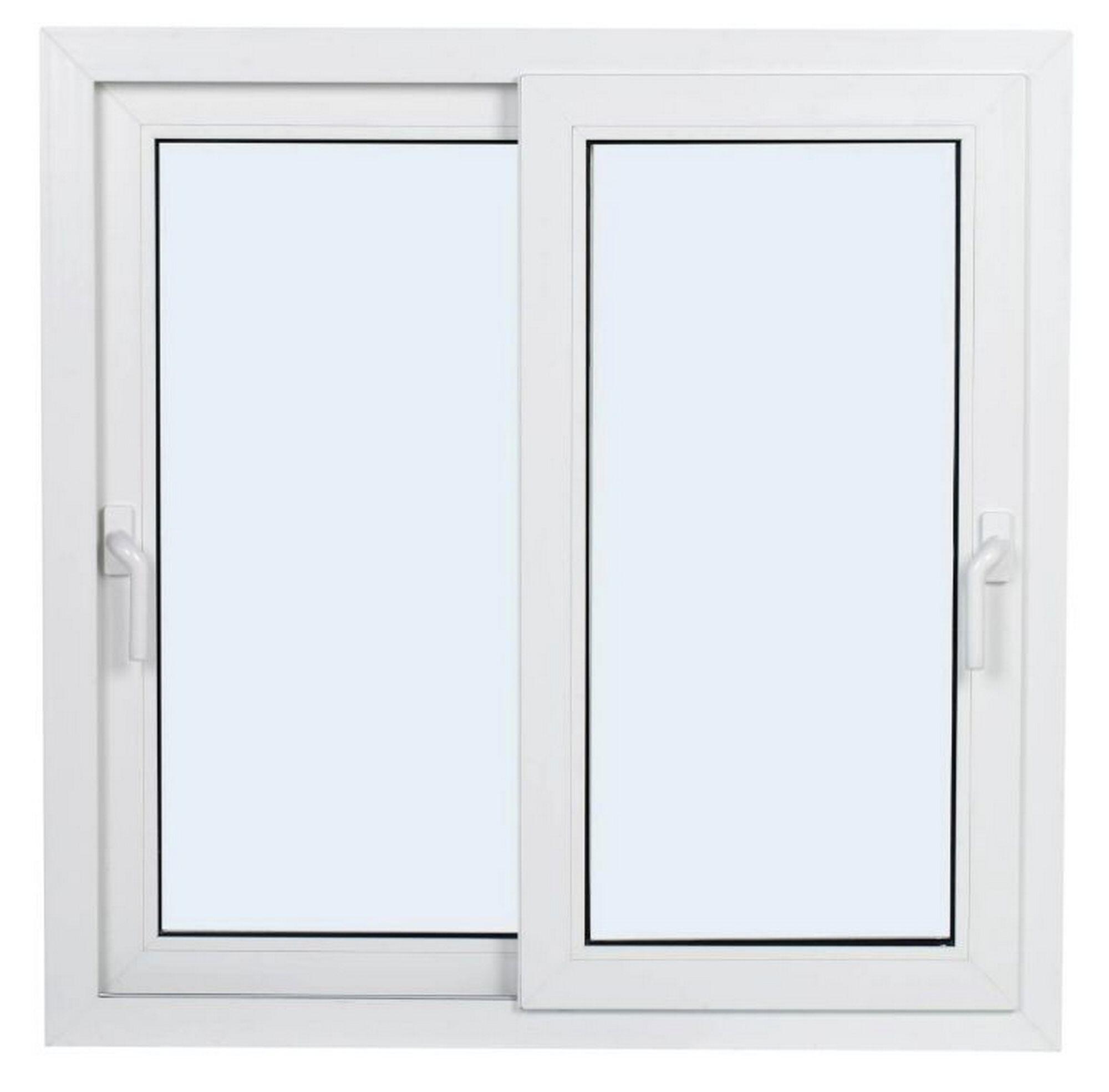 Ventana corredera de PVC sin persiana de 100x100 cm - 6