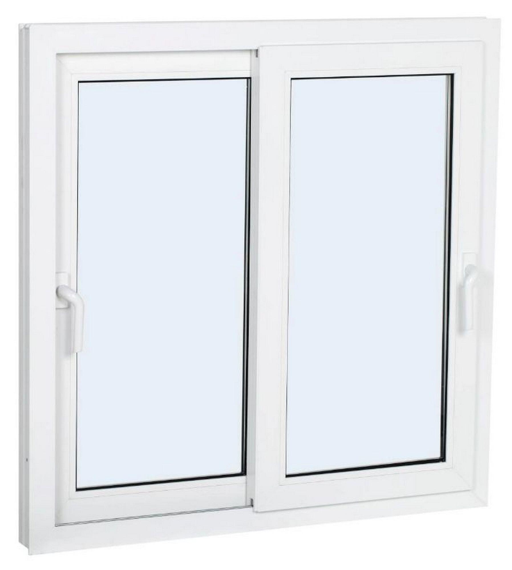 Ventana corredera de PVC sin persiana de 100x100 cm - 4
