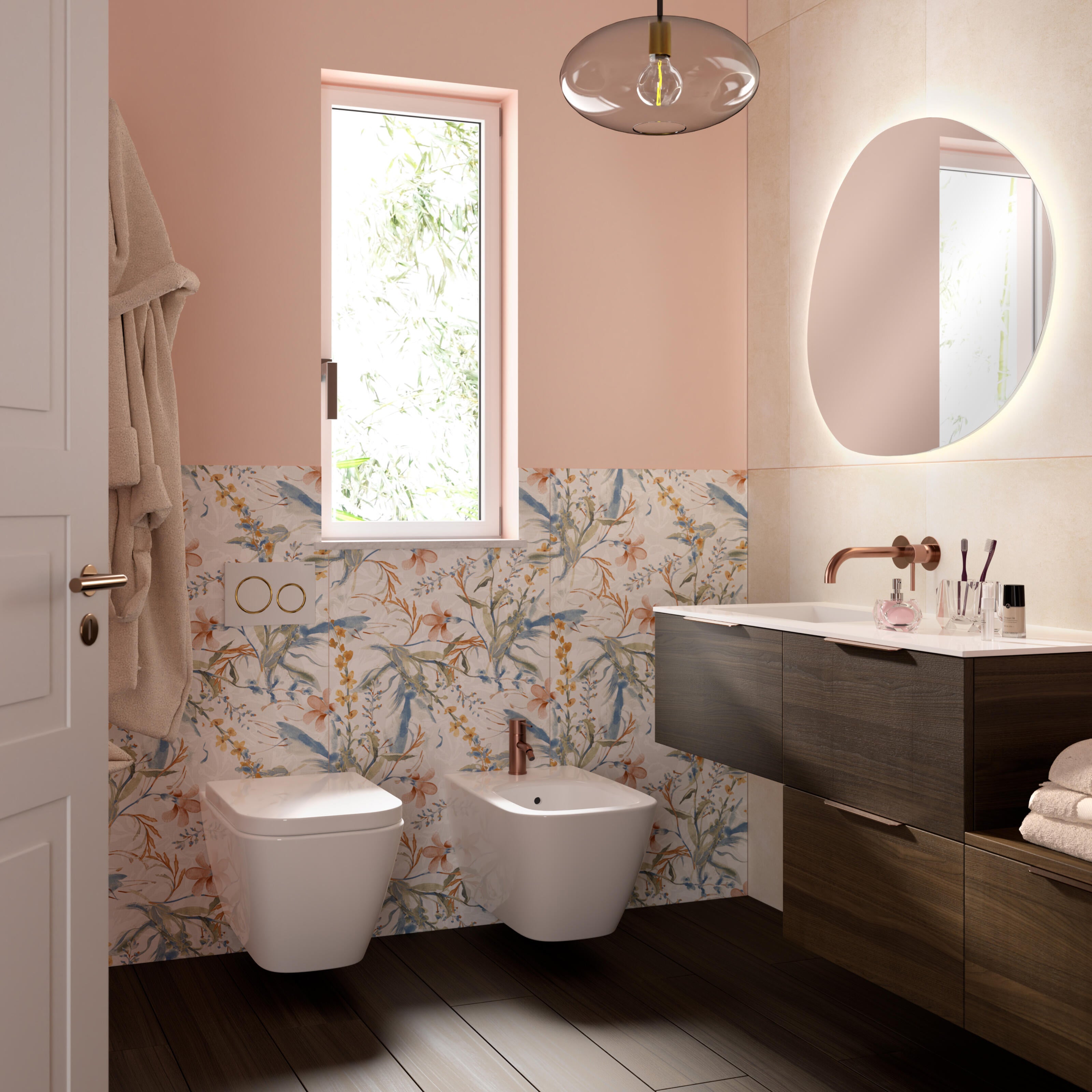 tendenza-rose-glam-bagno-leroy-merlin