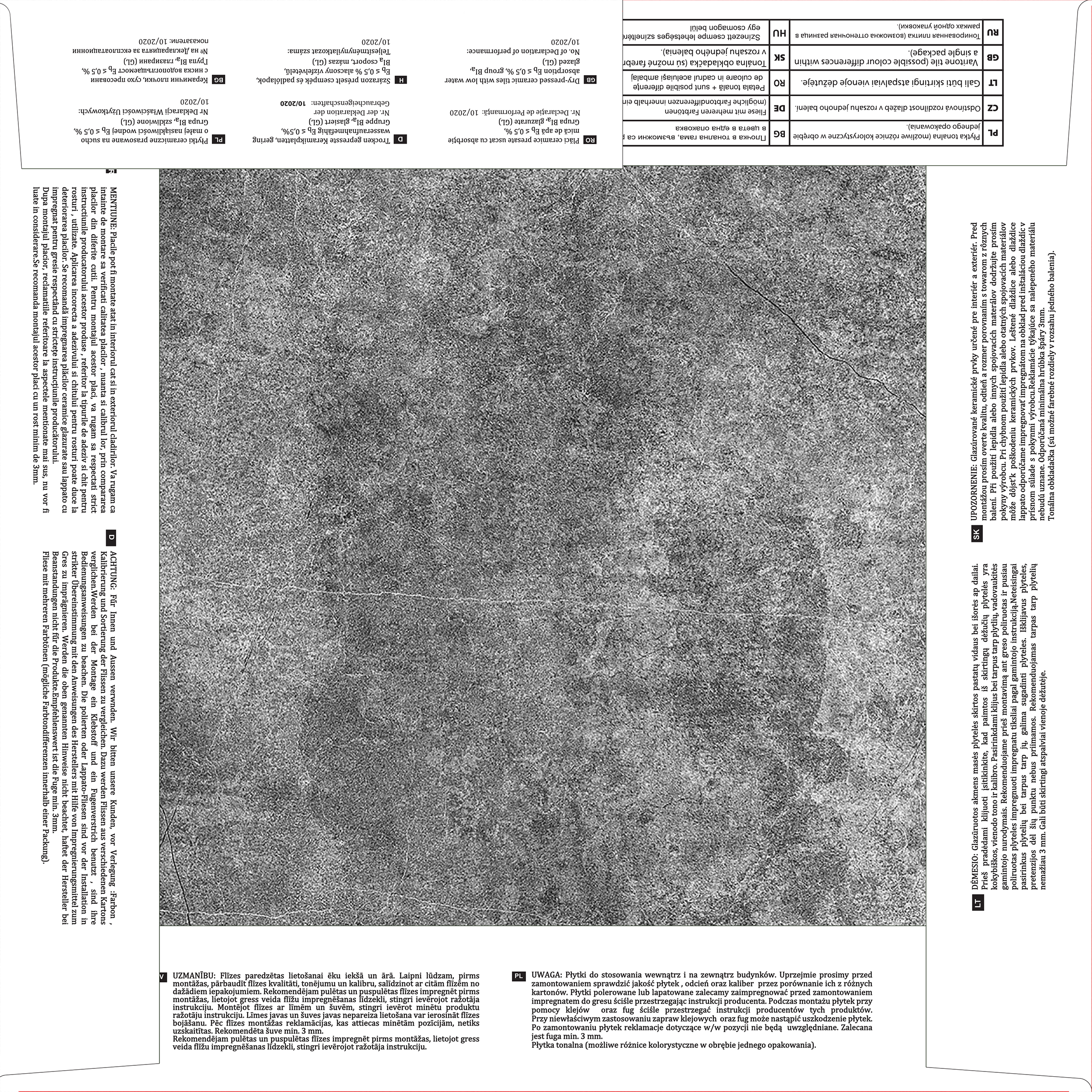 Gres szkliwiony Amur Grey 33.3x33.3 Cer-Rol - 5