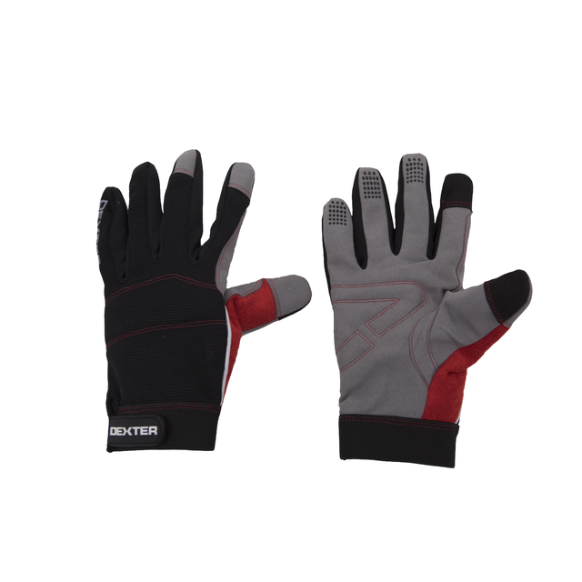 Luvas multifunções touchscreen poliéster, nylon e spandex tamanho 9L Dexter